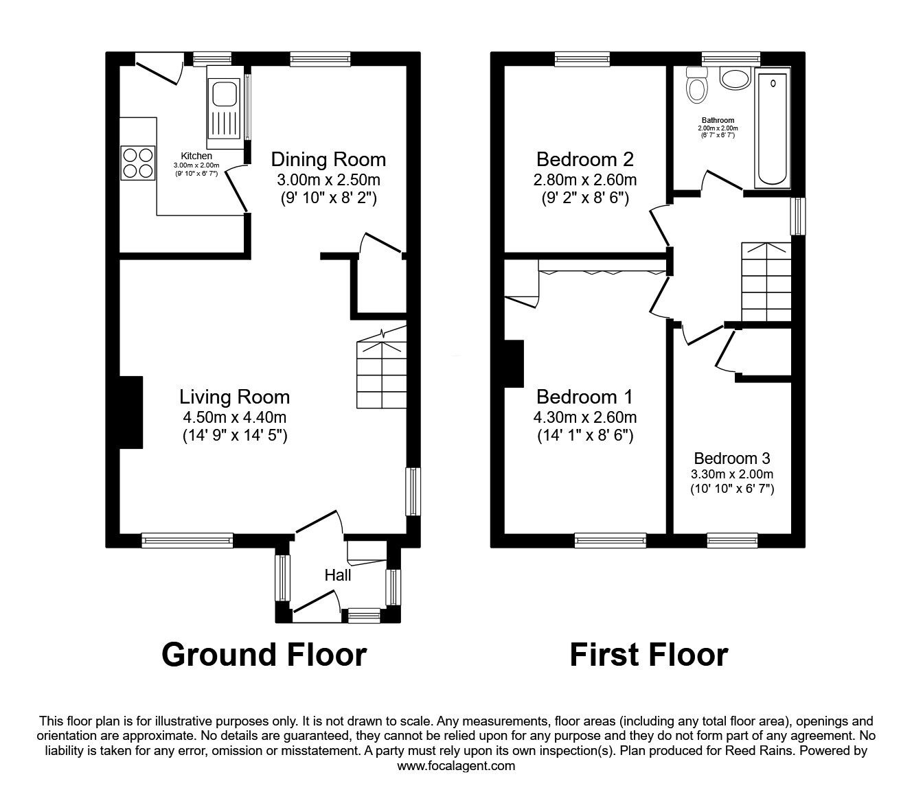 Floorplan of 3 bedroom Semi Detached House for sale, Hawthorn Avenue, Haxby, North Yorkshire, YO32