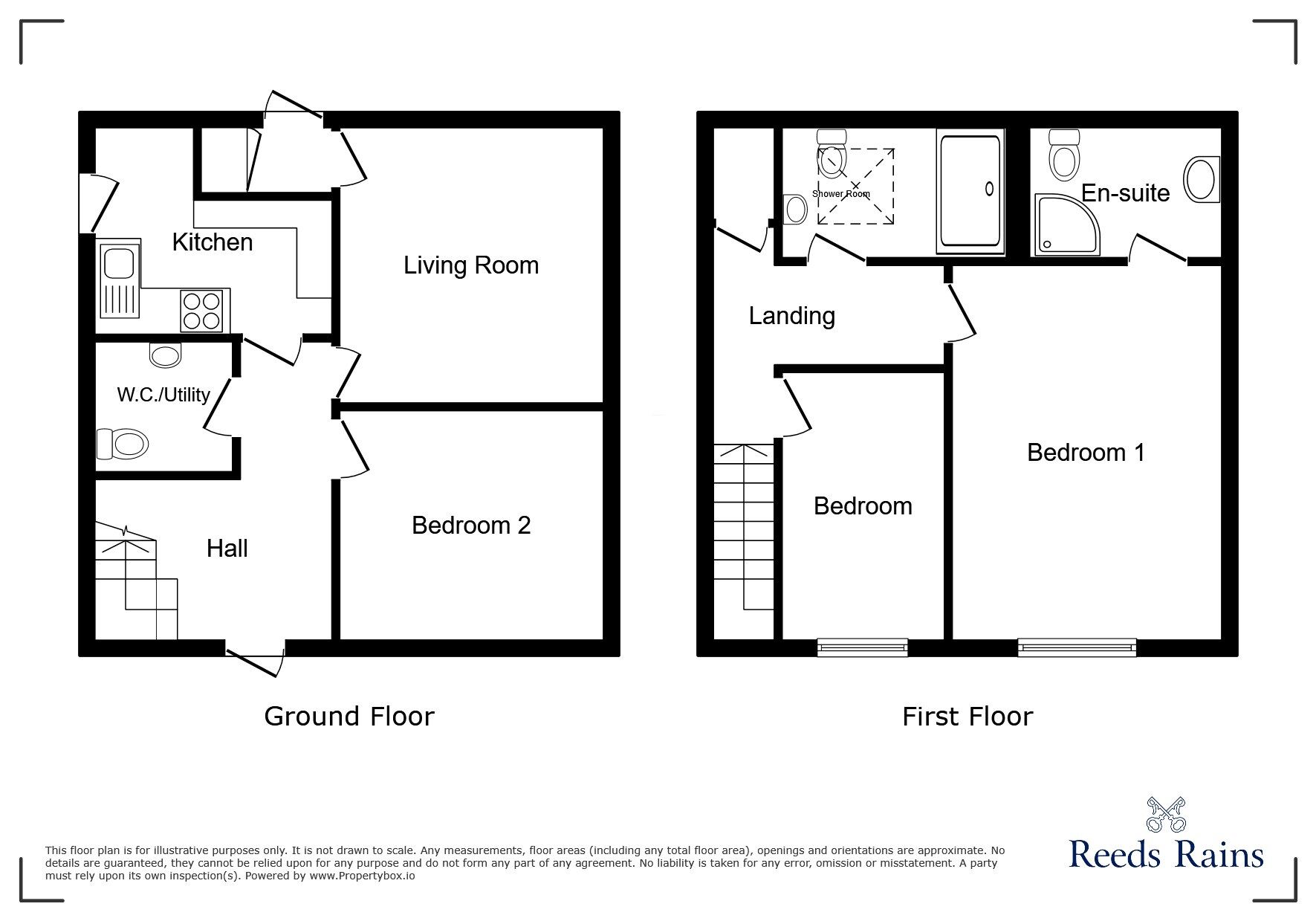 Floorplan of 3 bedroom Semi Detached House for sale, Abelton Grove, Haxby, North Yorkshire, YO32