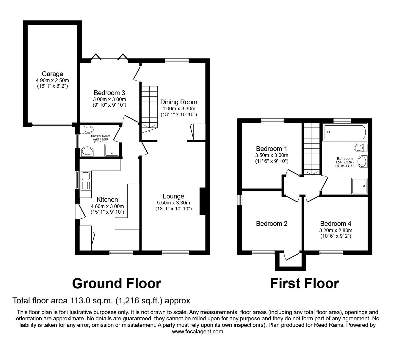 Floorplan of 4 bedroom Semi Detached House for sale, Kennedy Drive, Haxby, North Yorkshire, YO32