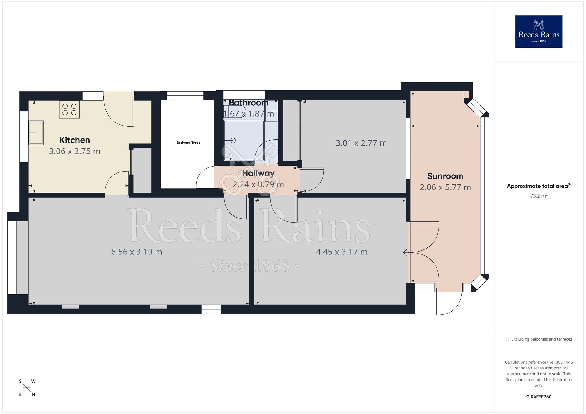 Floorplan of 3 bedroom Detached Bungalow for sale, Ploughmans Lane, Haxby, North Yorkshire, YO32