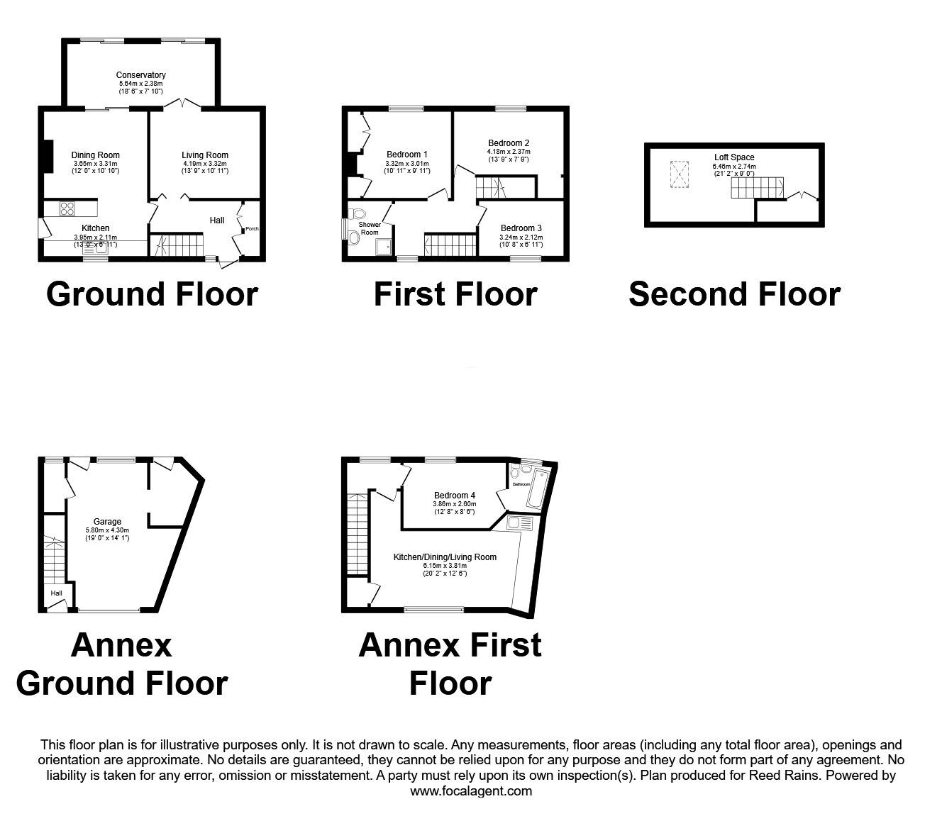 Floorplan of 4 bedroom Semi Detached House for sale, Galtres Drive, Easingwold, North Yorkshire, YO61