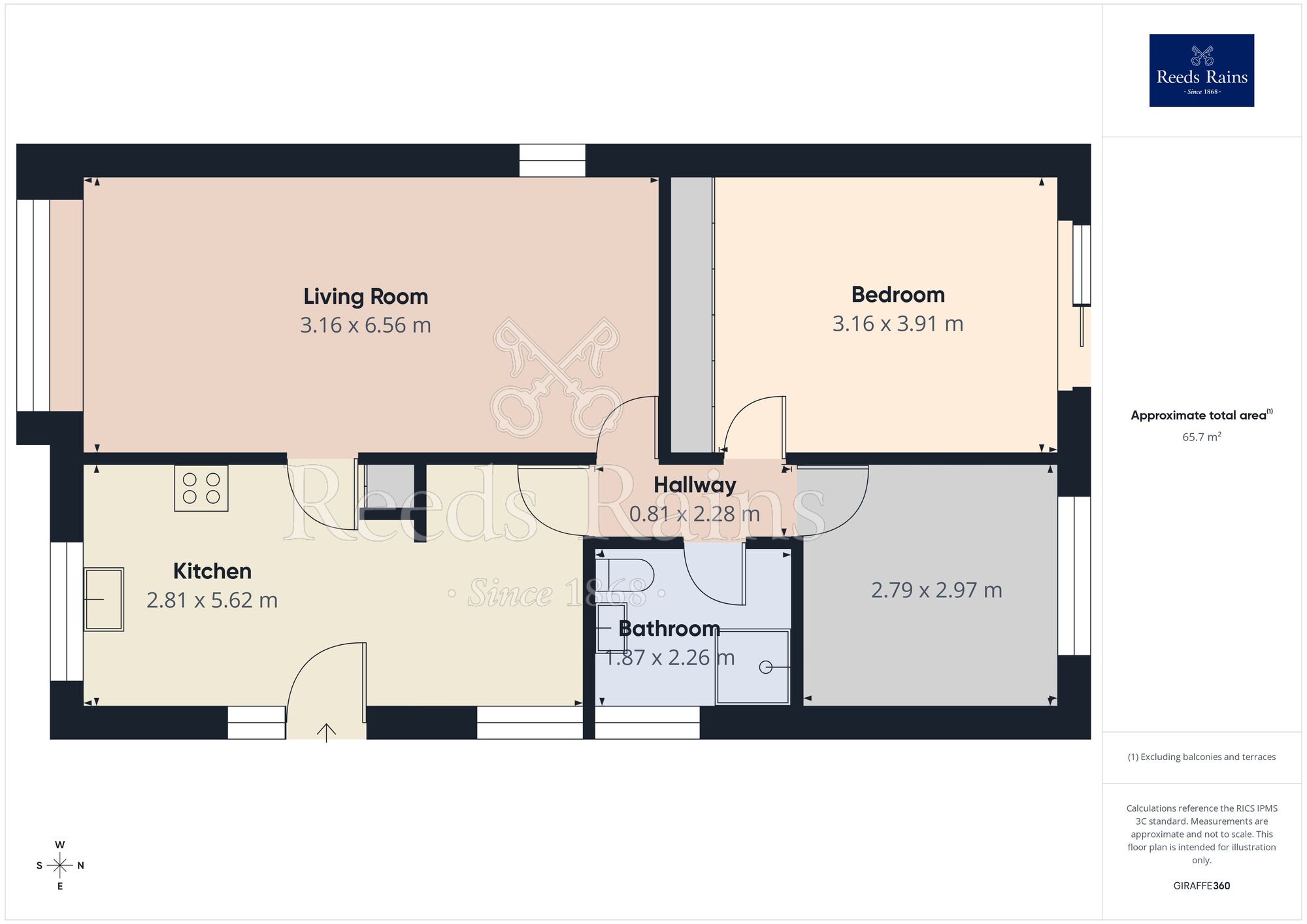 Floorplan of 2 bedroom Detached Bungalow for sale, Ploughmans Lane, Haxby, North Yorkshire, YO32