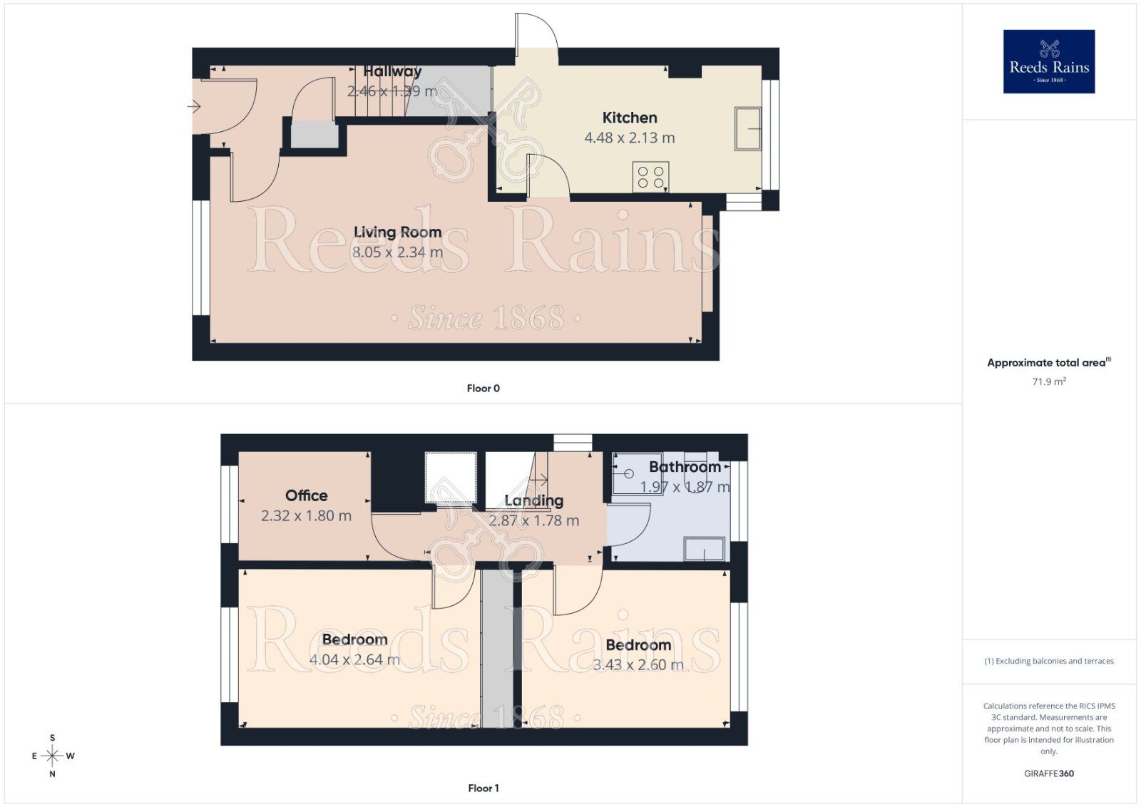 Floorplan of 3 bedroom Detached House for sale, Mancroft, Haxby, North Yorkshire, YO32