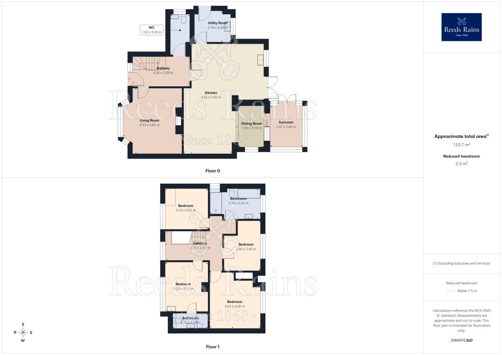 Floorplan of 4 bedroom Detached House for sale, Oak Tree Way, Strensall, YO325TF