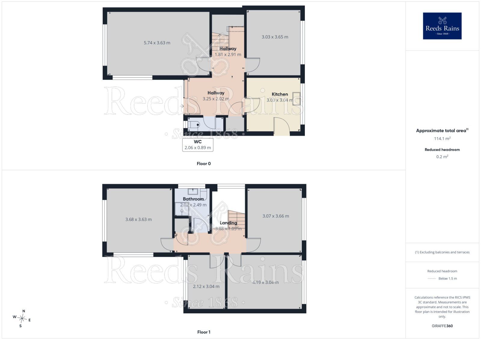 Floorplan of 4 bedroom Detached House for sale, Moor Lane, Haxby, North Yorkshire, YO32
