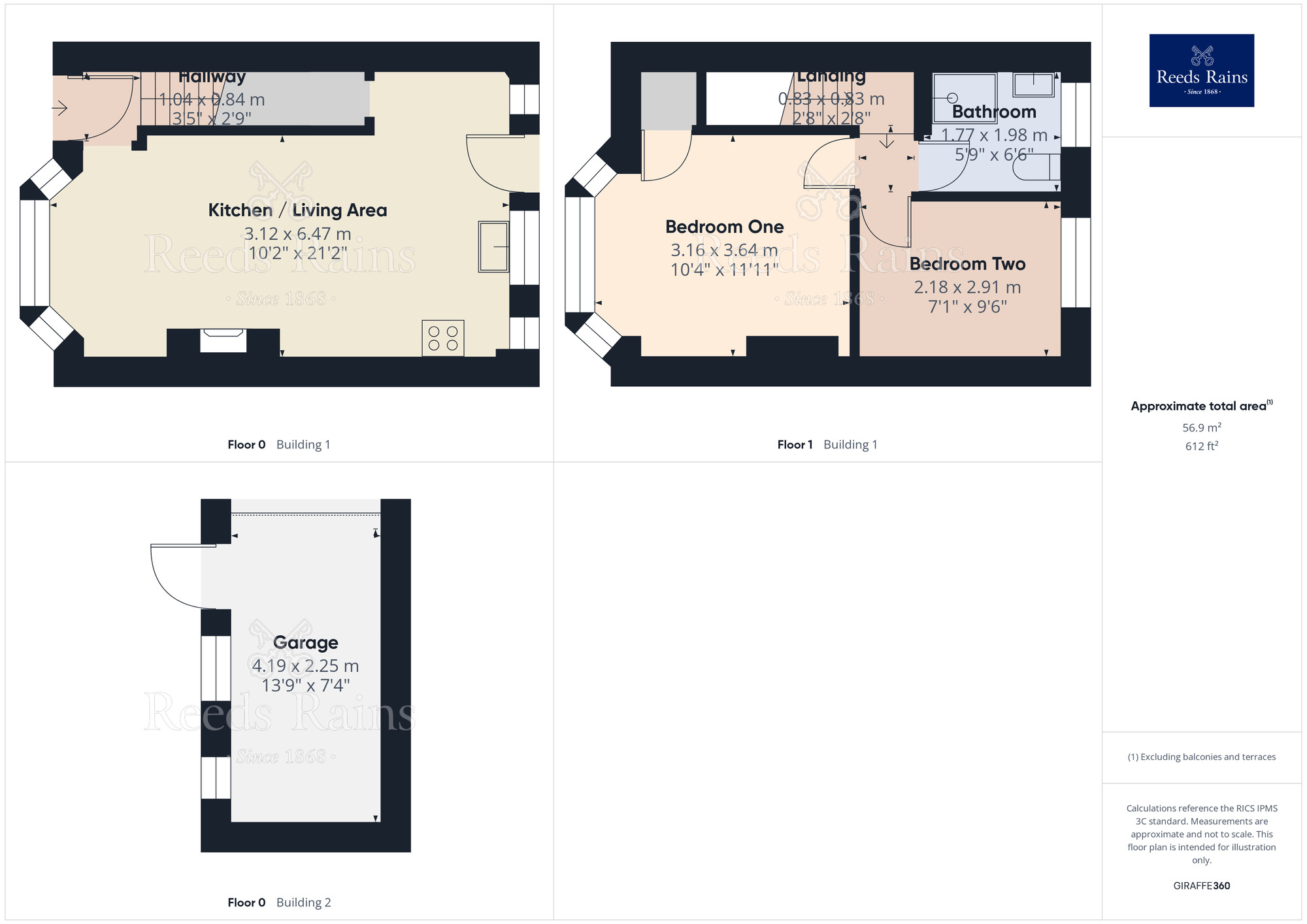 Floorplan of 2 bedroom End Terrace House for sale, South Bank Avenue, York, North Yorkshire, YO23