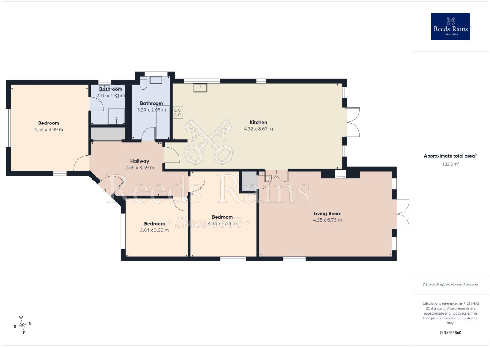 Floorplan of 3 bedroom Detached Bungalow for sale, The Avenue, Park Estate, York, YO32