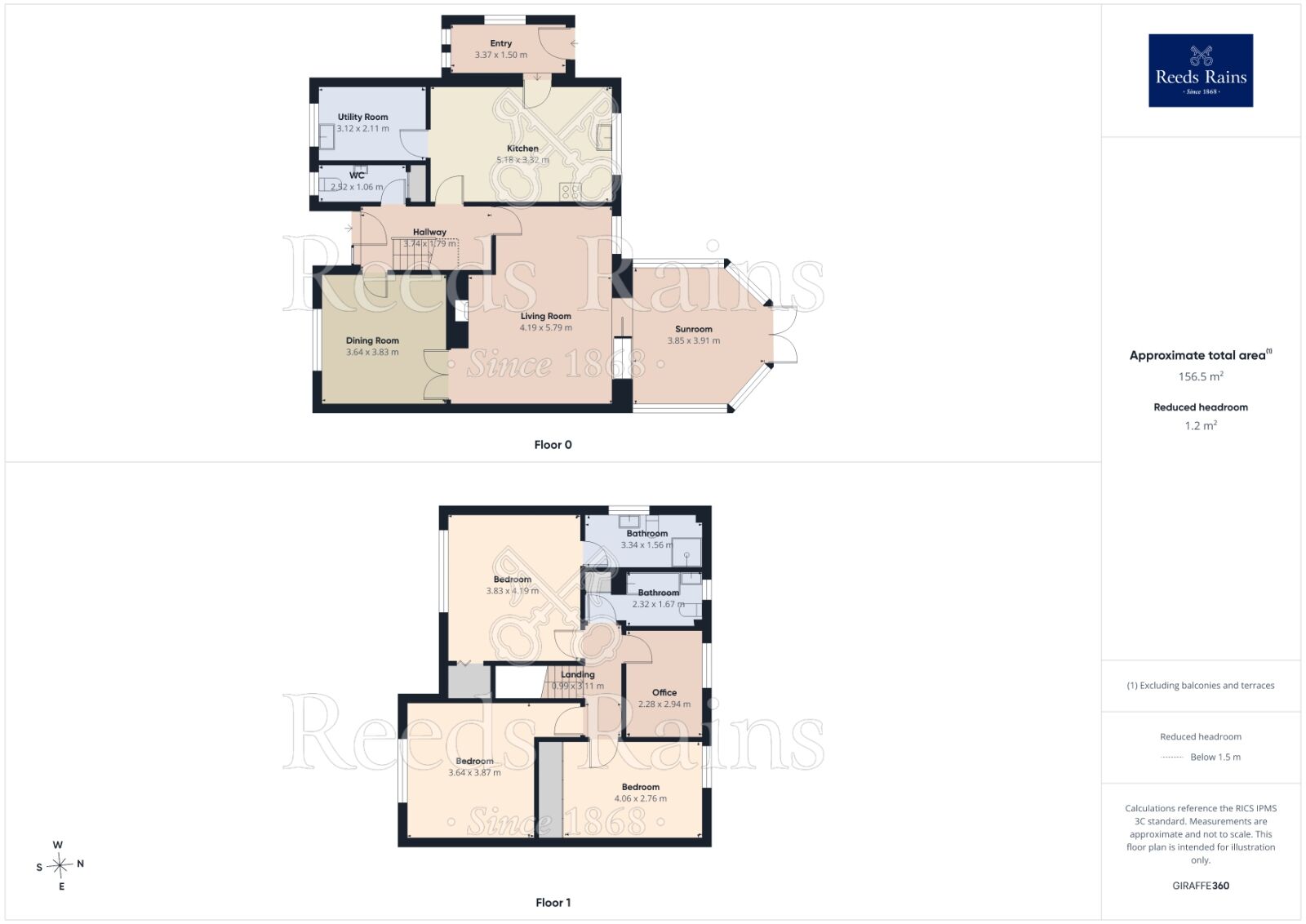 Floorplan of 4 bedroom Detached House for sale, Melander Gardens, Haxby, North Yorkshire, YO32