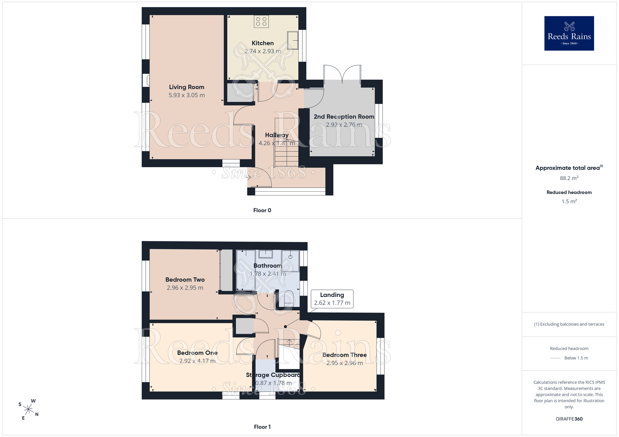 Floorplan of 3 bedroom Semi Detached House for sale, Orchard Walk, Hebden Bridge, HX7