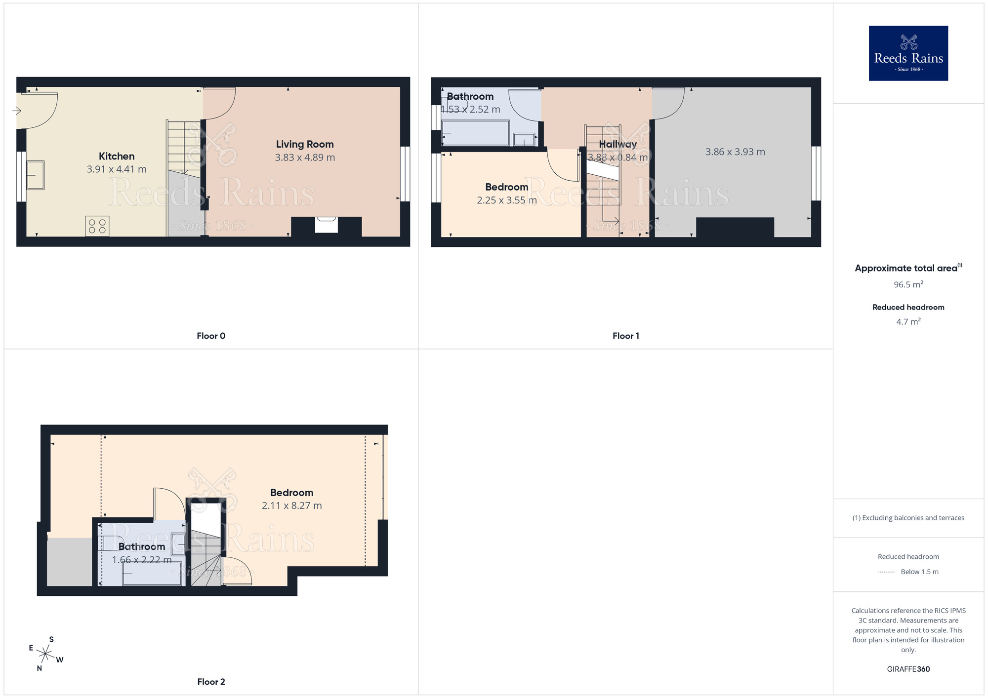 Floorplan of 3 bedroom Mid Terrace House for sale, Windsor Road, Hebden Bridge, HX7