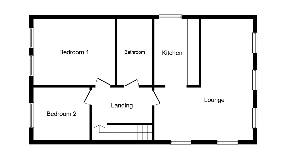 Floorplan of 6 bedroom Semi Detached Flat for sale, Dale Street, Todmorden, OL14