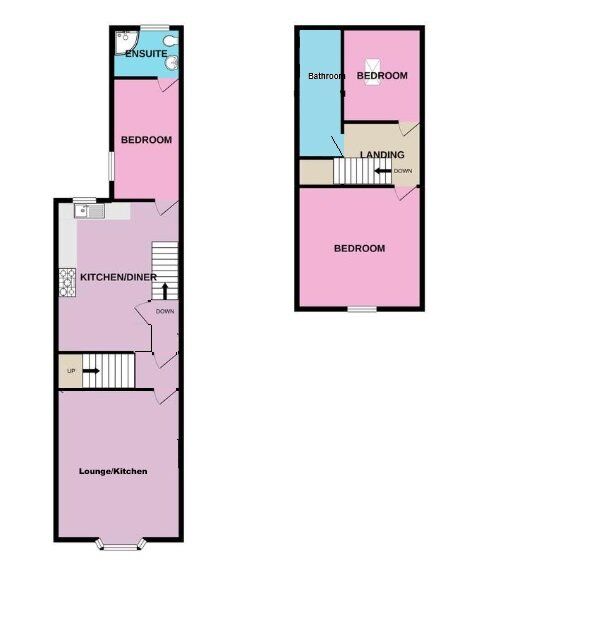 Floorplan of 2 bedroom  Flat for sale, Burnley Road, Mytholmroyd, West Yorkshire, HX7