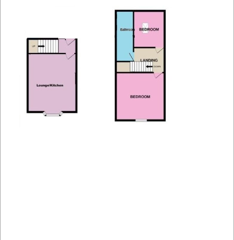 Floorplan of 2 bedroom  Flat for sale, Burnley Road, Mytholmroyd, West Yorkshire, HX7