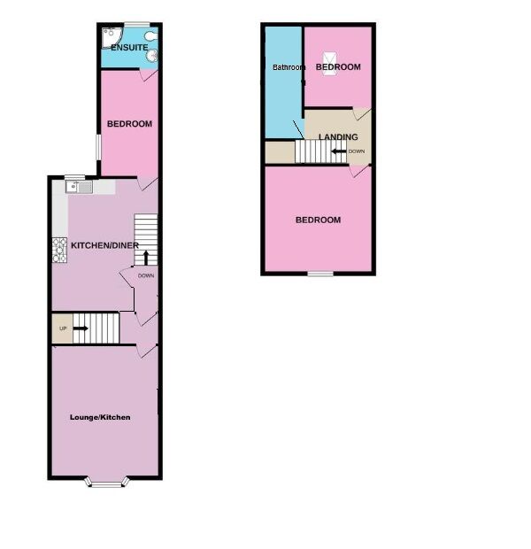Floorplan of 1 bedroom  Flat for sale, Burnley Road, Mytholmroyd, Hebden Bridge, HX7
