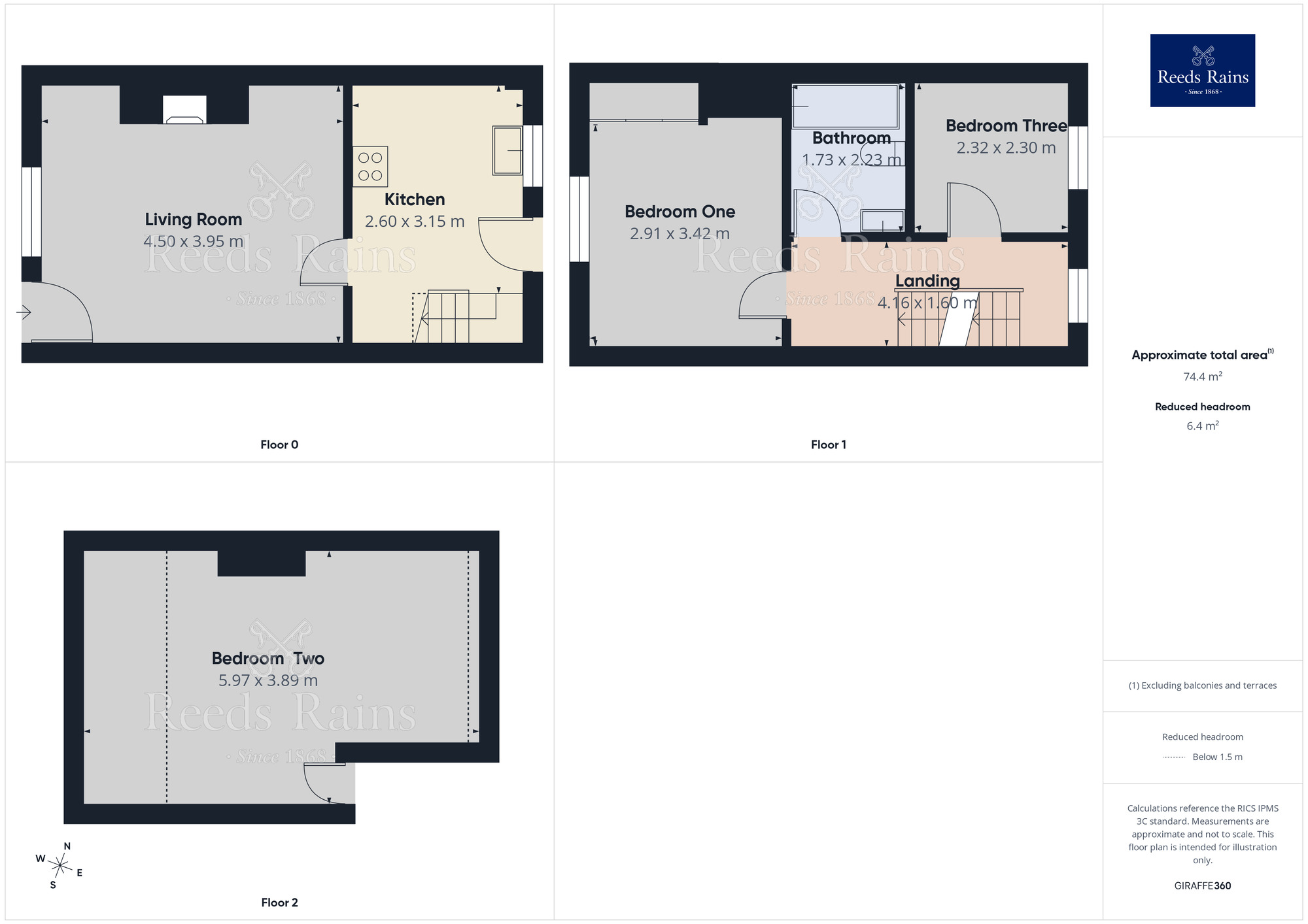Floorplan of 3 bedroom Mid Terrace House for sale, Greave Street, Todmorden, OL14
