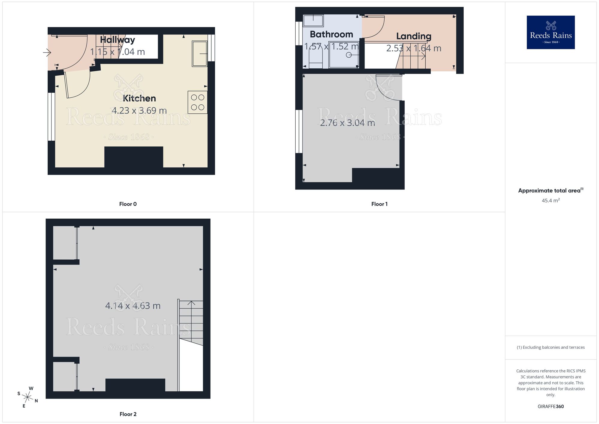 Floorplan of 2 bedroom Mid Terrace House to rent, Eagle Street, Todmorden, West Yorkshire, OL14