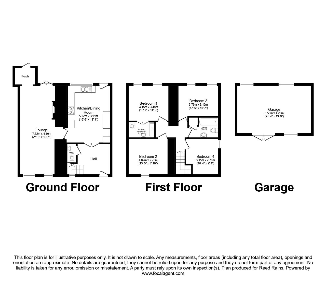 Floorplan of 4 bedroom Semi Detached House for sale, Long Causeway, Blackshaw Head, Hebden Bridge, HX7