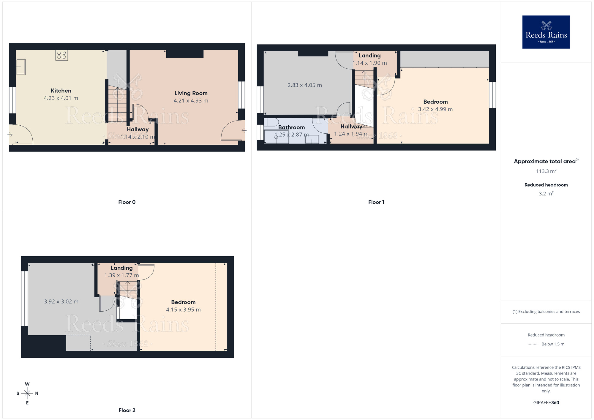 Floorplan of 3 bedroom Mid Terrace House for sale, Broadstone Street, Todmorden, OL14
