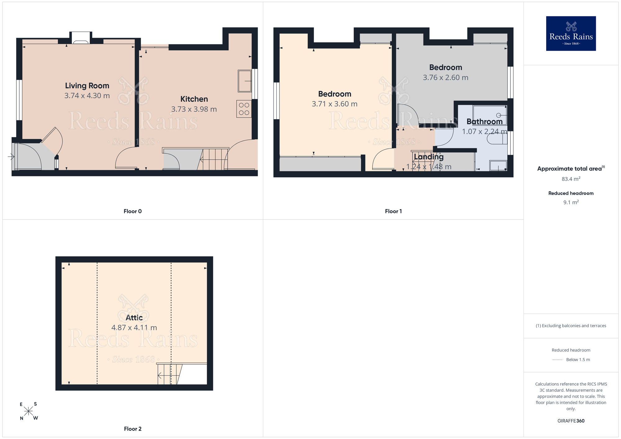 Floorplan of 2 bedroom Mid Terrace House for sale, Rochdale Road, Todmorden, OL14