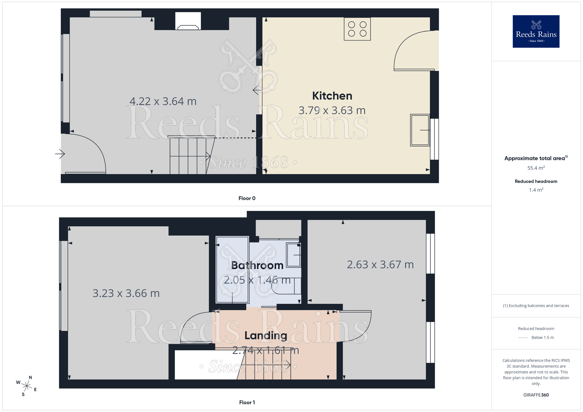 Floorplan of 2 bedroom Mid Terrace House for sale, Burnley Road, Todmorden, OL14