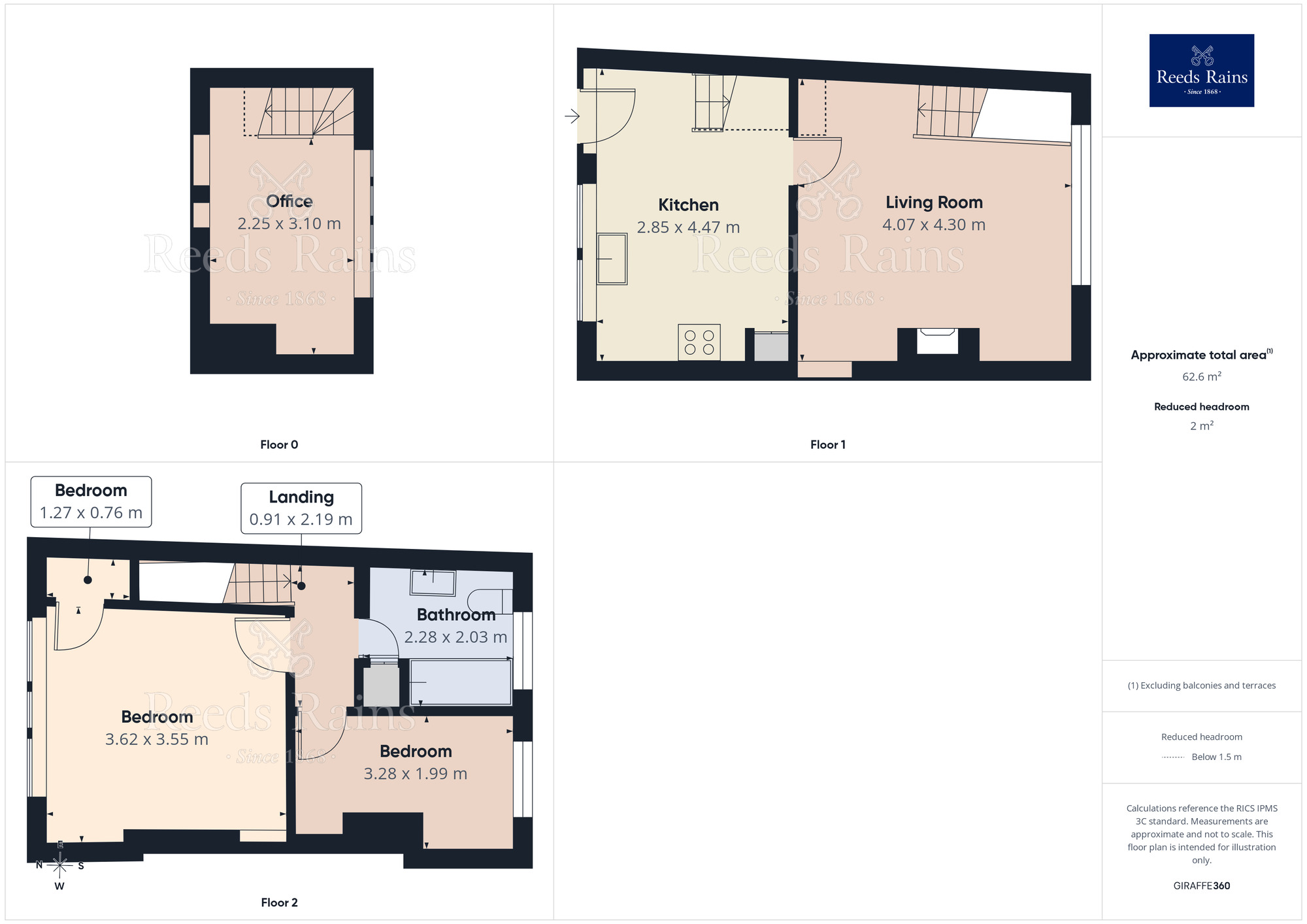 Floorplan of 2 bedroom Mid Terrace House for sale, Knowl Top, Colden, Hebden Bridge, HX7