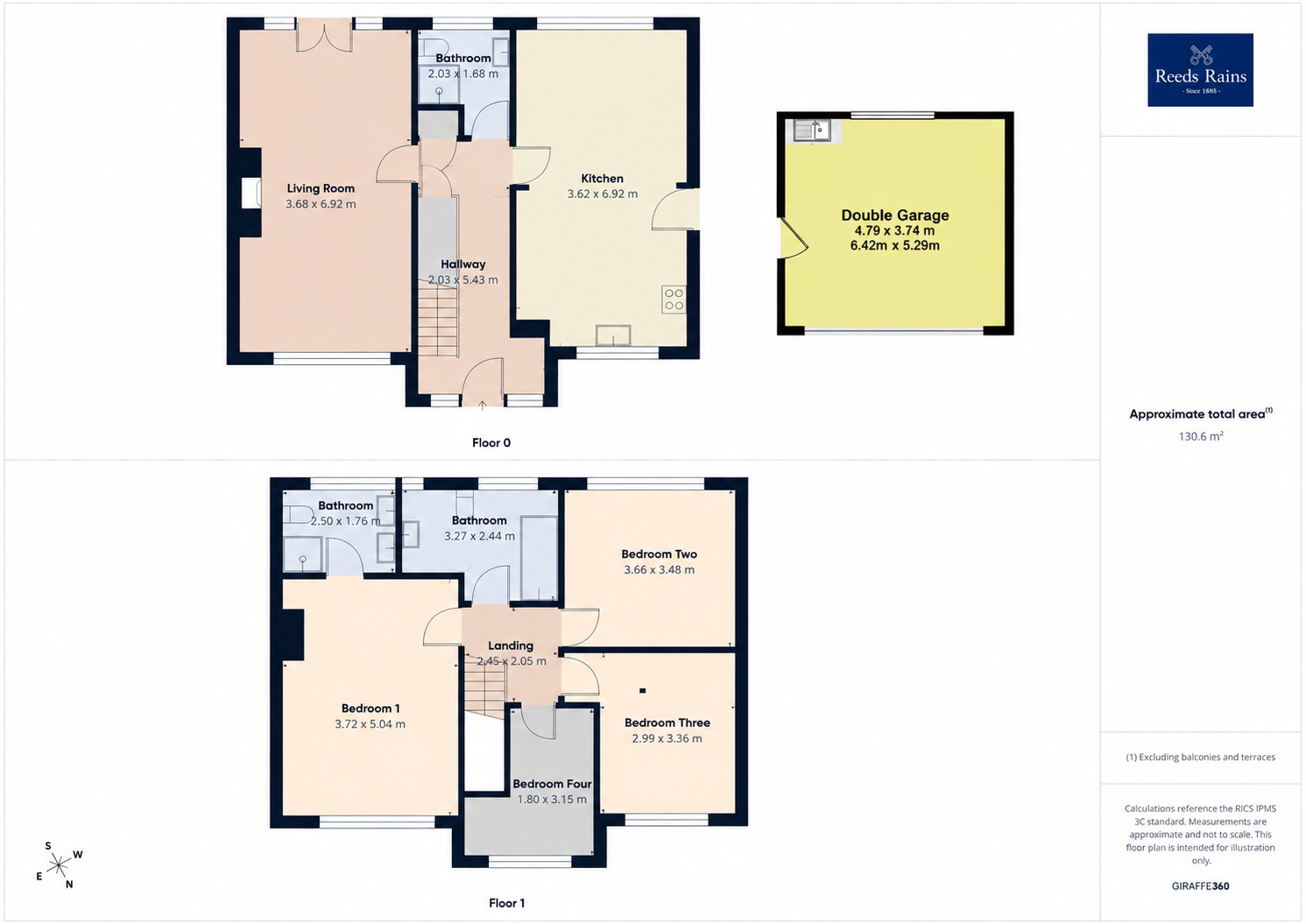 Floorplan of 4 bedroom Detached House for sale, Caldene Avenue, Mytholmroyd, Hebden Bridge, HX7