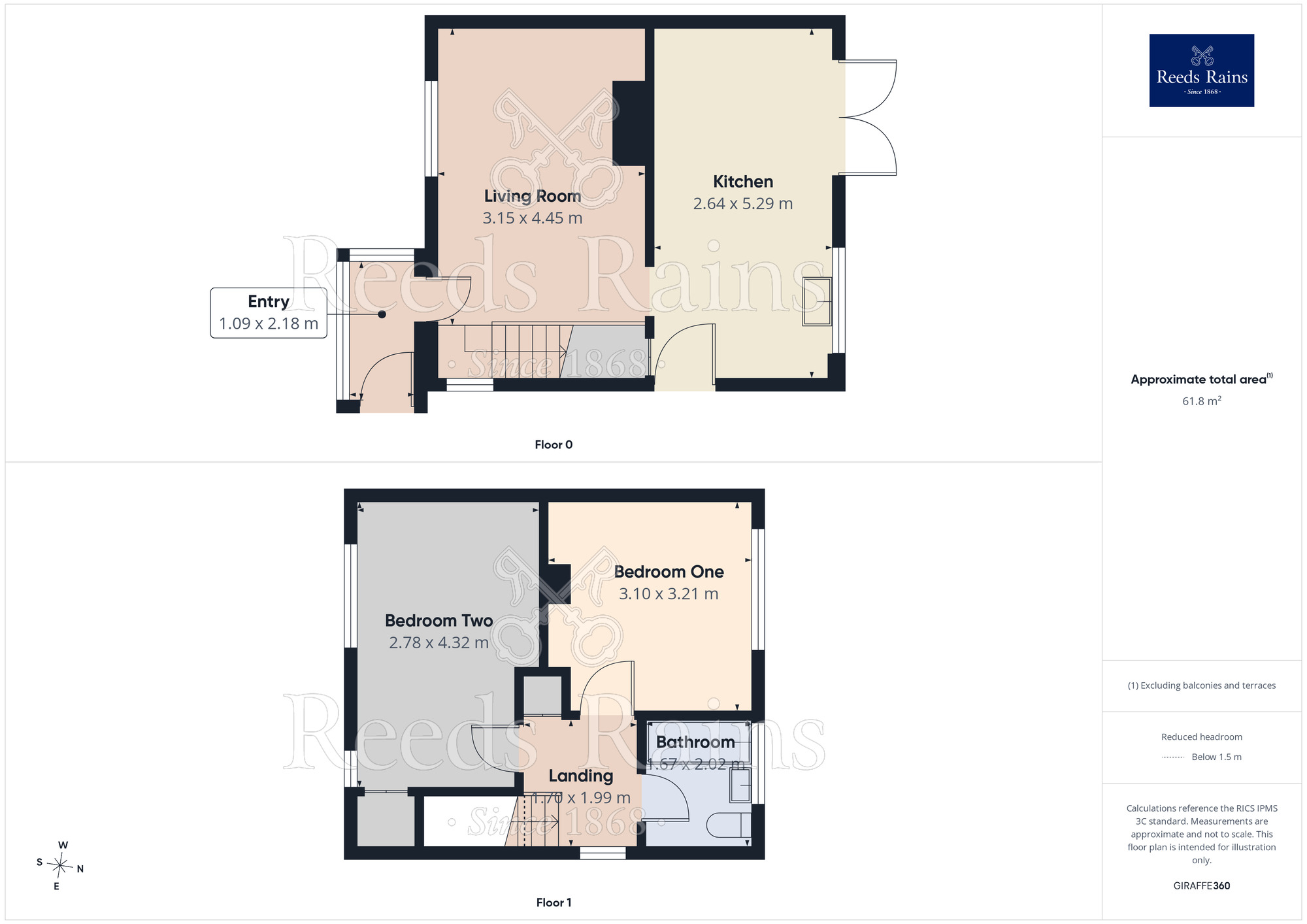 Floorplan of 2 bedroom End Terrace House for sale, Hirst Grove, Hebden Bridge, HX7