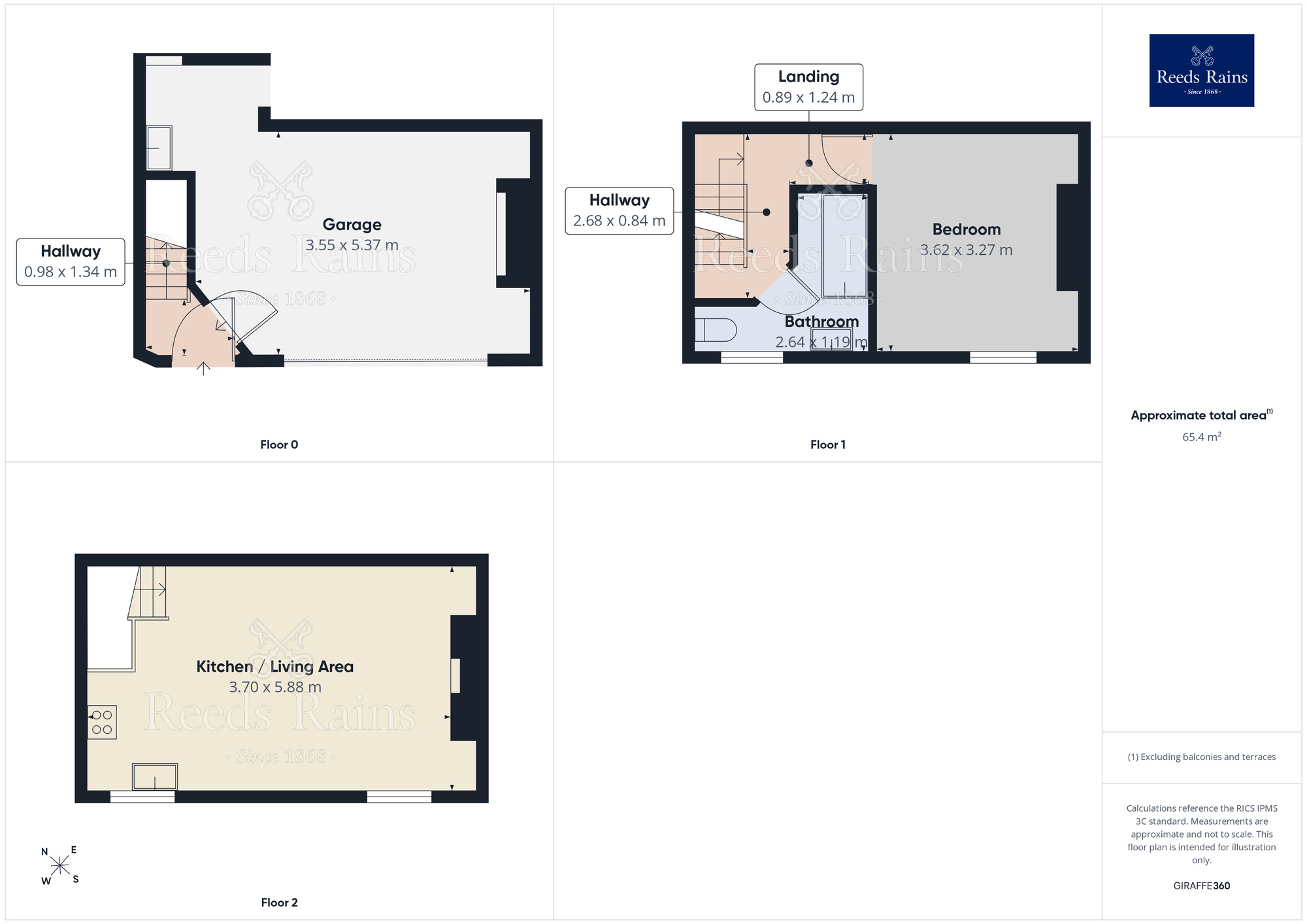 Floorplan of 1 bedroom End Terrace House for sale, Alma Street, Todmorden, OL14