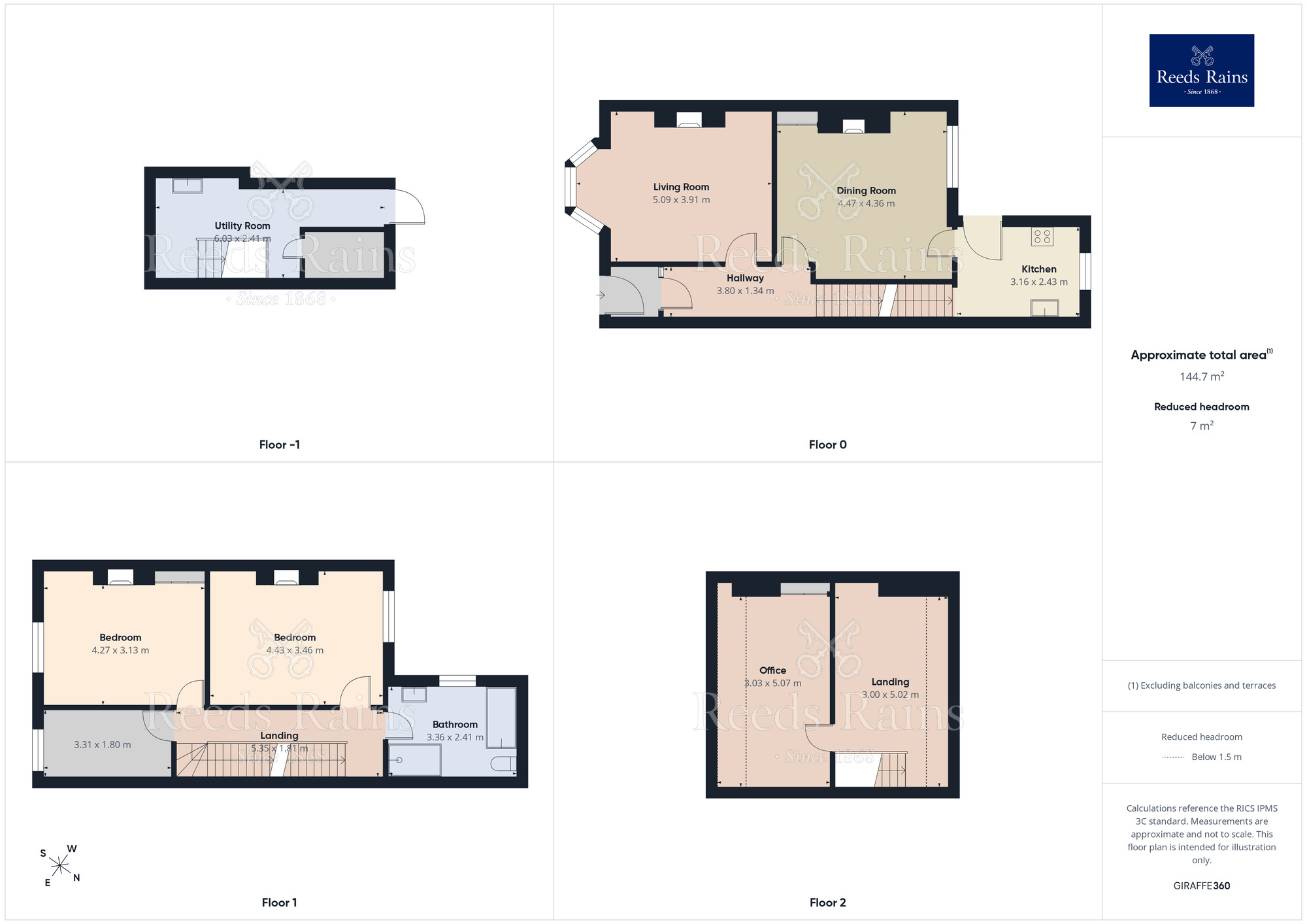 Floorplan of 4 bedroom Mid Terrace House for sale, Thorn Place, Todmorden, OL14
