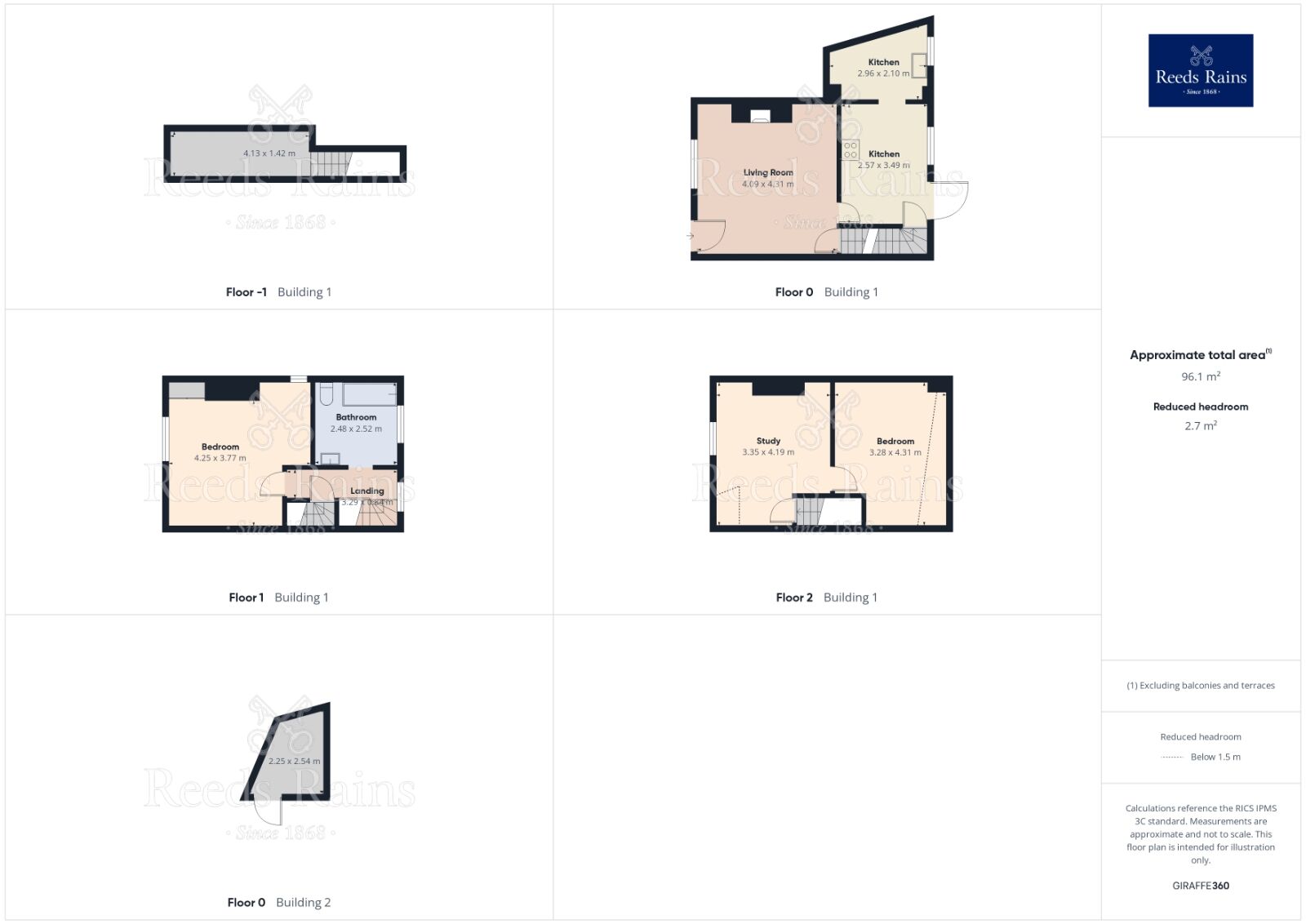 Floorplan of 2 bedroom End Terrace House for sale, Woodbine Place, Mytholmroyd, Hebden Bridge, HX7