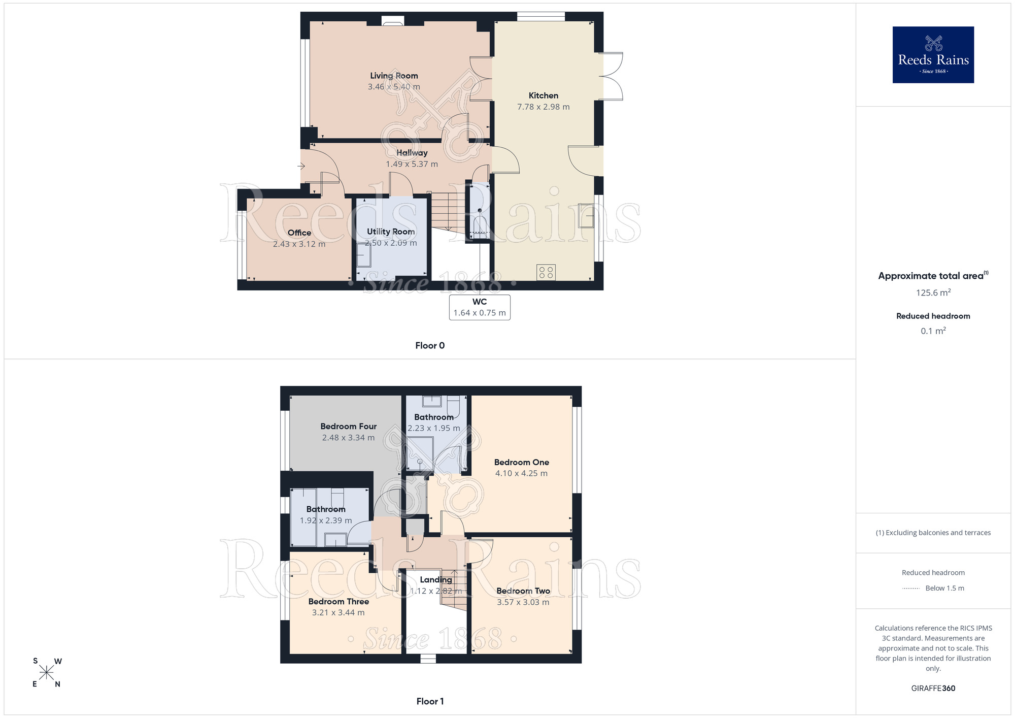 Floorplan of 4 bedroom Detached House for sale, The Brook, Mytholmroyd, Hebden Bridge, HX7