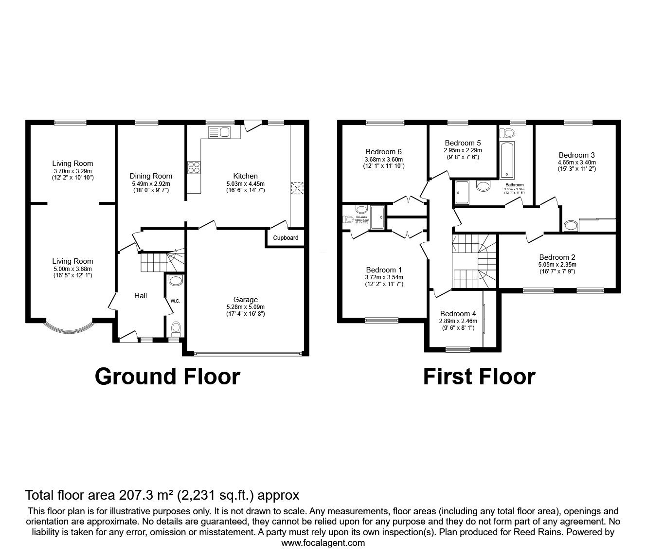 Floorplan of 4 bedroom Detached House for sale, Nether Lea, Goostrey, Cheshire, CW4