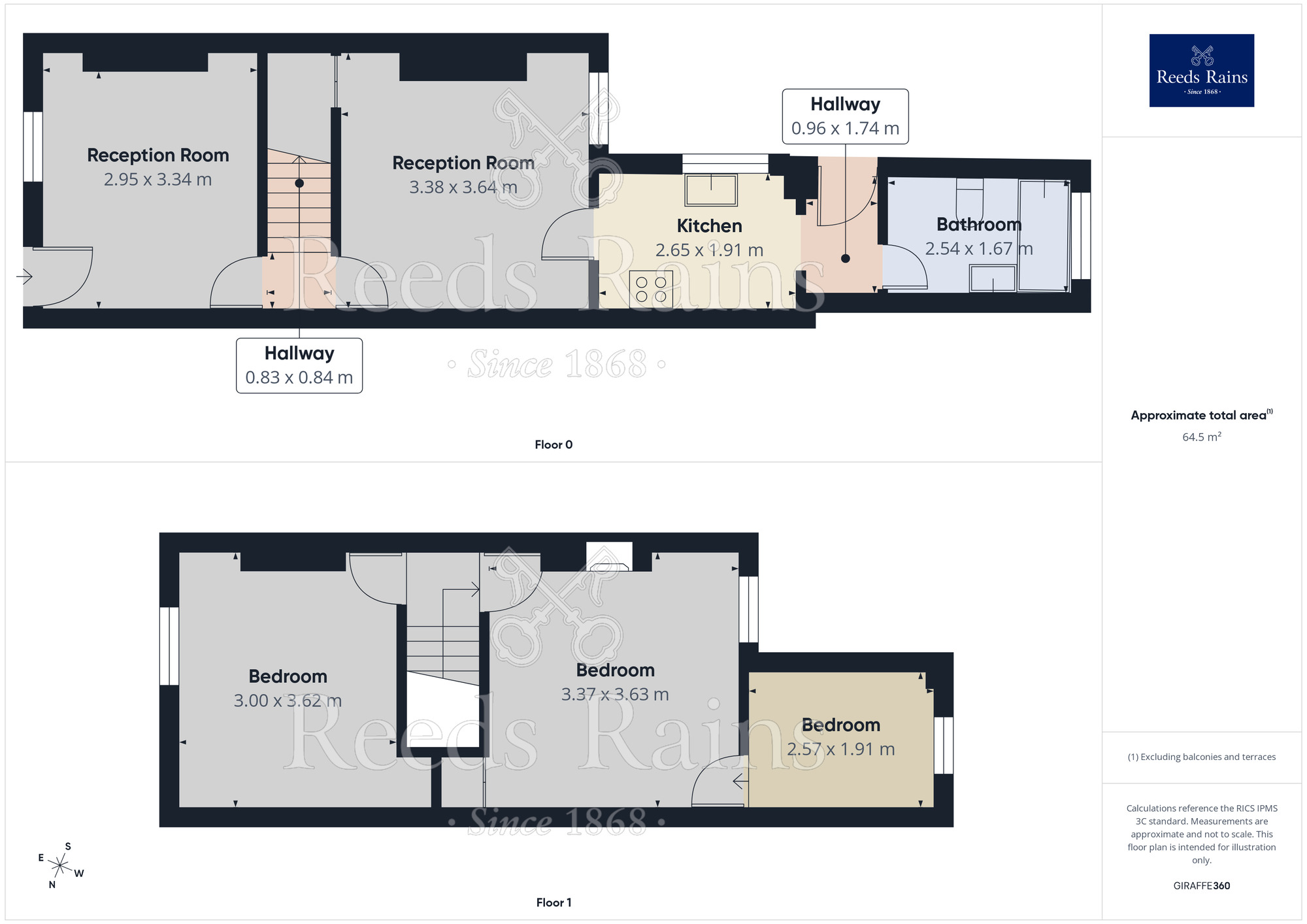 Floorplan of 3 bedroom Semi Detached House to rent, Booth Lane, Middlewich, Cheshire, CW10