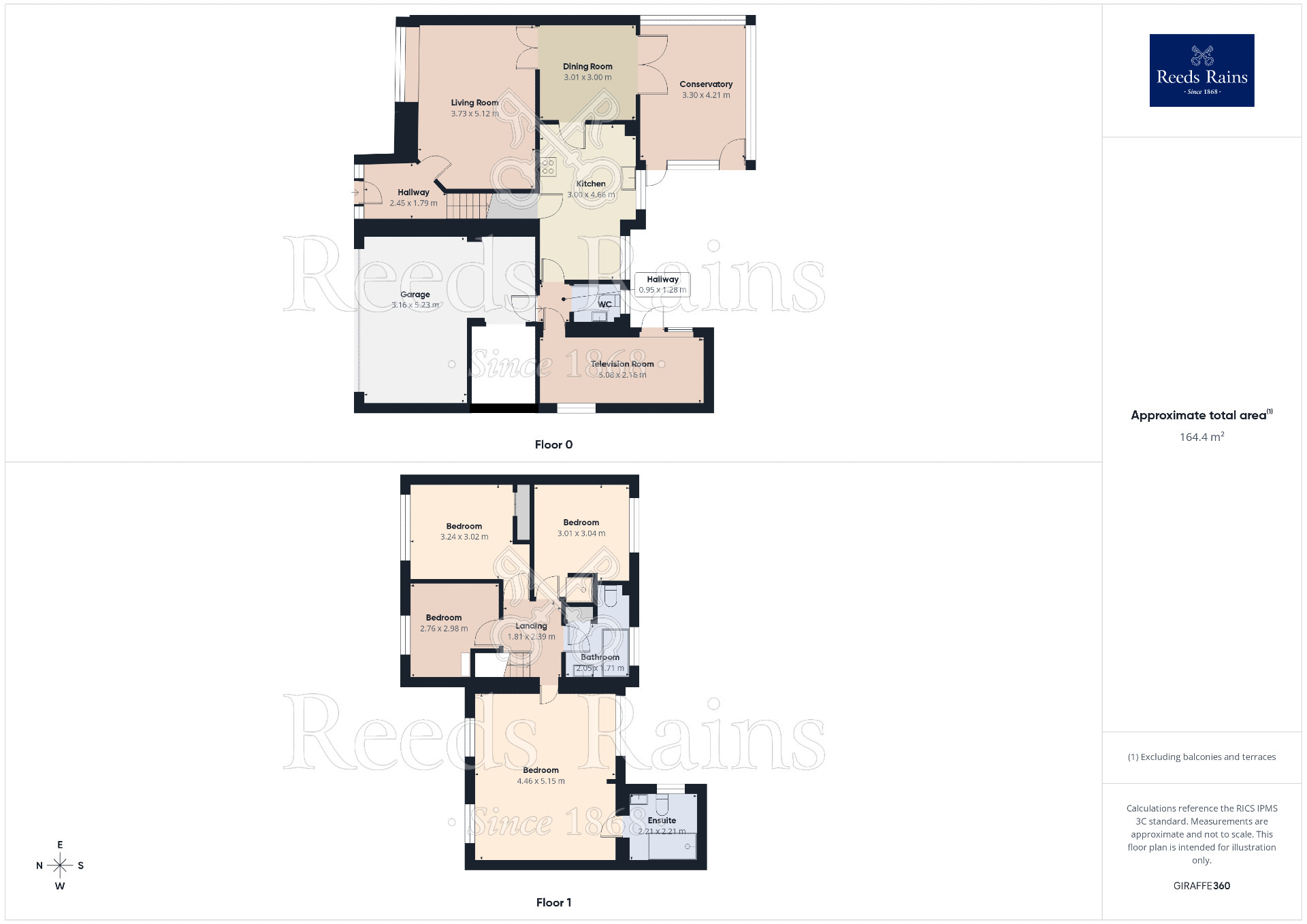 Floorplan of 4 bedroom Detached House for sale, Thirlmere Close, Holmes Chapel, Cheshire, CW4