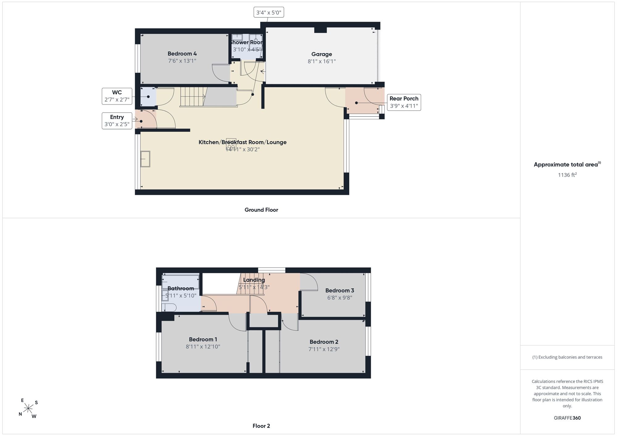 Floorplan of 4 bedroom Semi Detached House for sale, Highfield Road, South Shields, Tyne and Wear, NE34