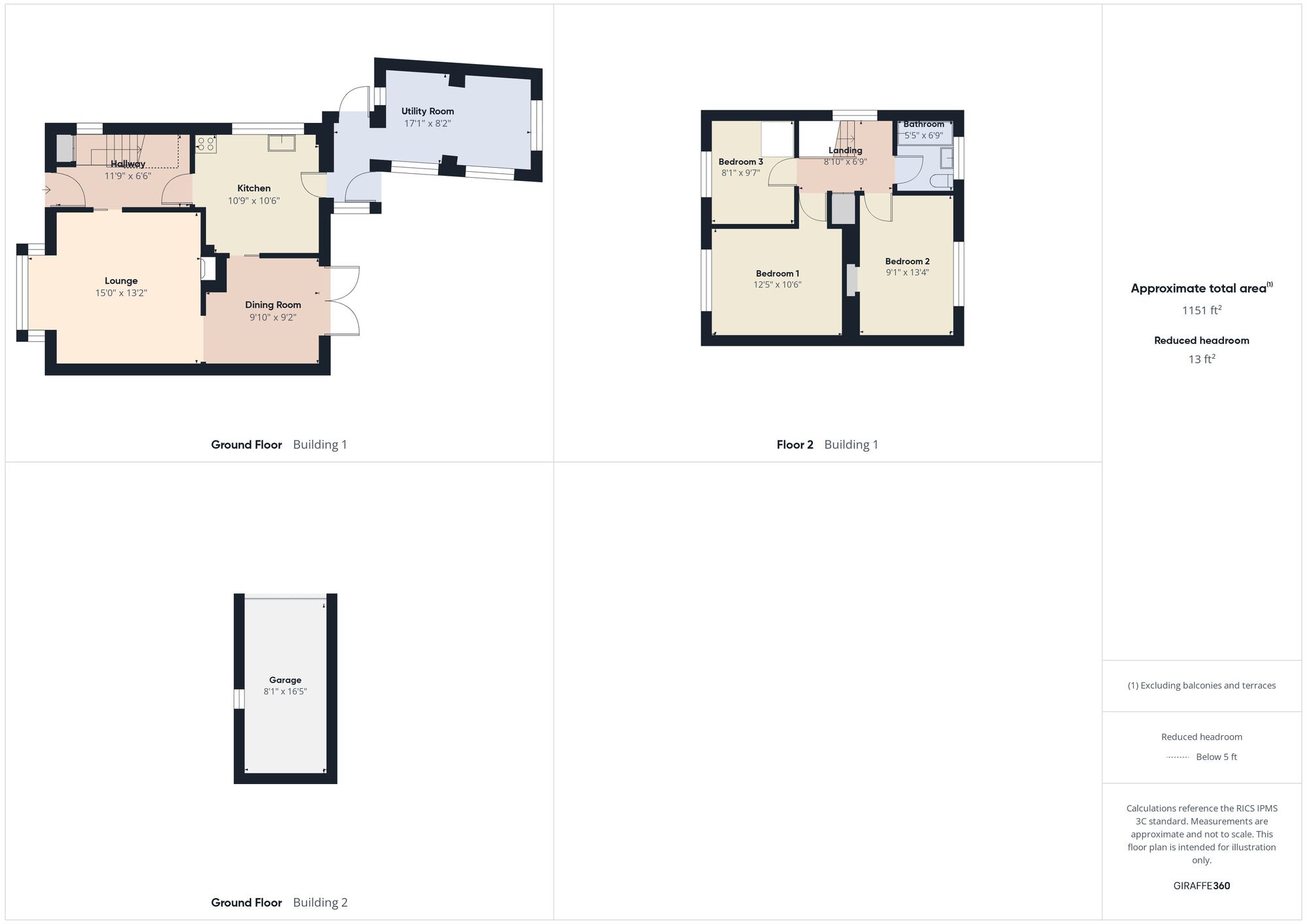 Floorplan of 3 bedroom Semi Detached House for sale, Ullswater Avenue, Jarrow, Tyne and Wear, NE32