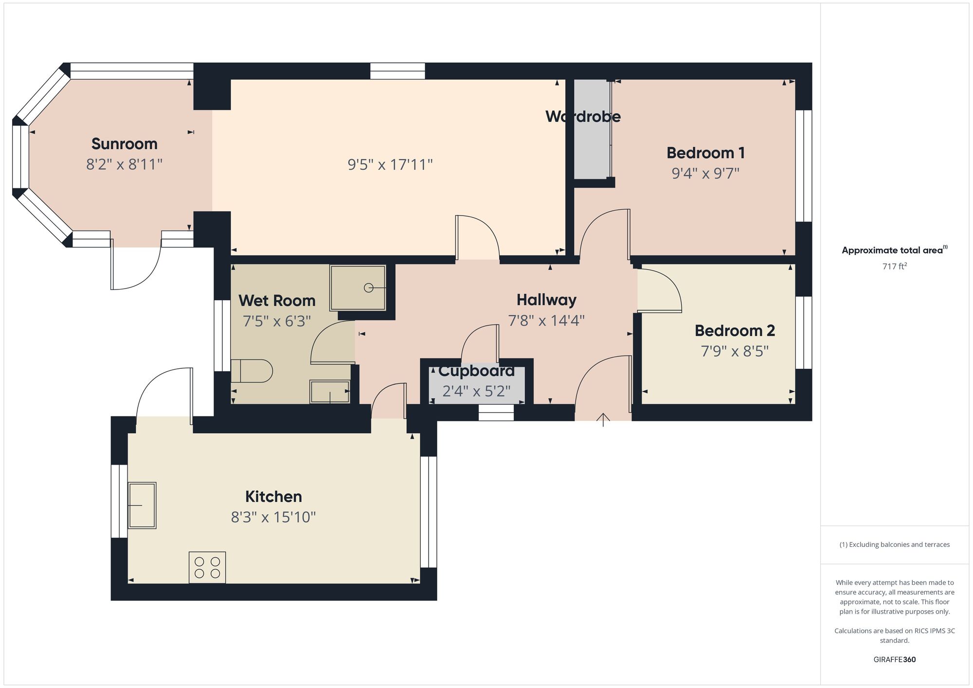 Floorplan of 2 bedroom Link Detached Bungalow for sale, North Drive, Hebburn, Tyne and Wear, NE31