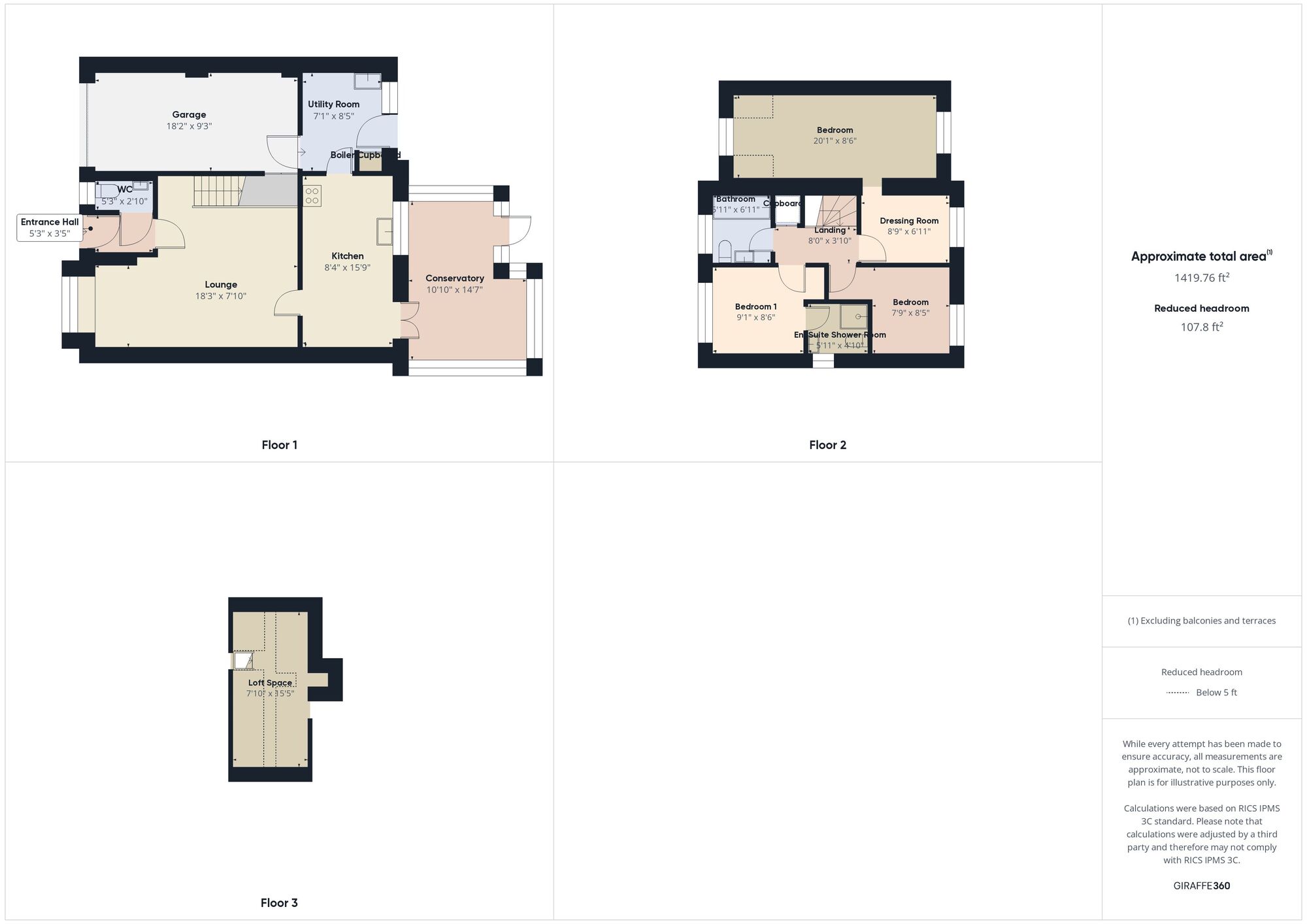 Floorplan of 3 bedroom Detached House for sale, Queens Crescent, Hebburn, Tyne and Wear, NE31