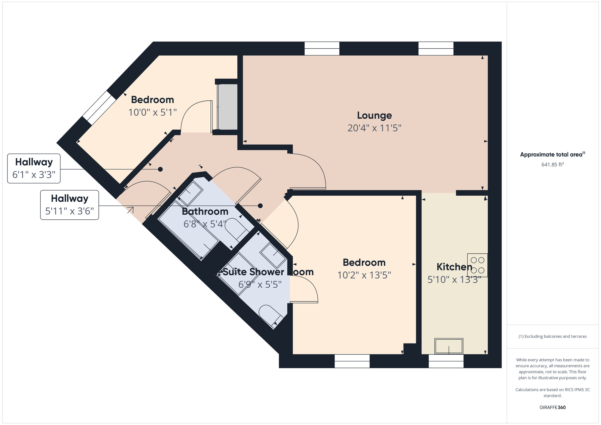Floorplan of 2 bedroom  Flat for sale, May Close, Hebburn, Tyne and Wear, NE31