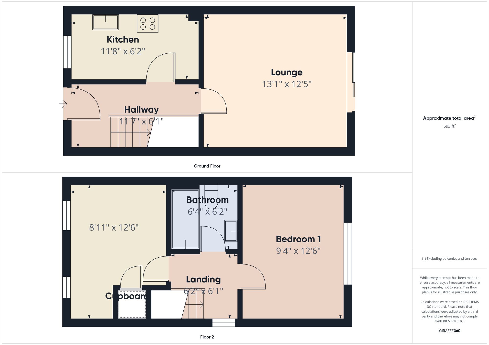 Floorplan of 2 bedroom Semi Detached House for sale, Calf Close Drive, Jarrow, Tyne and Wear, NE32