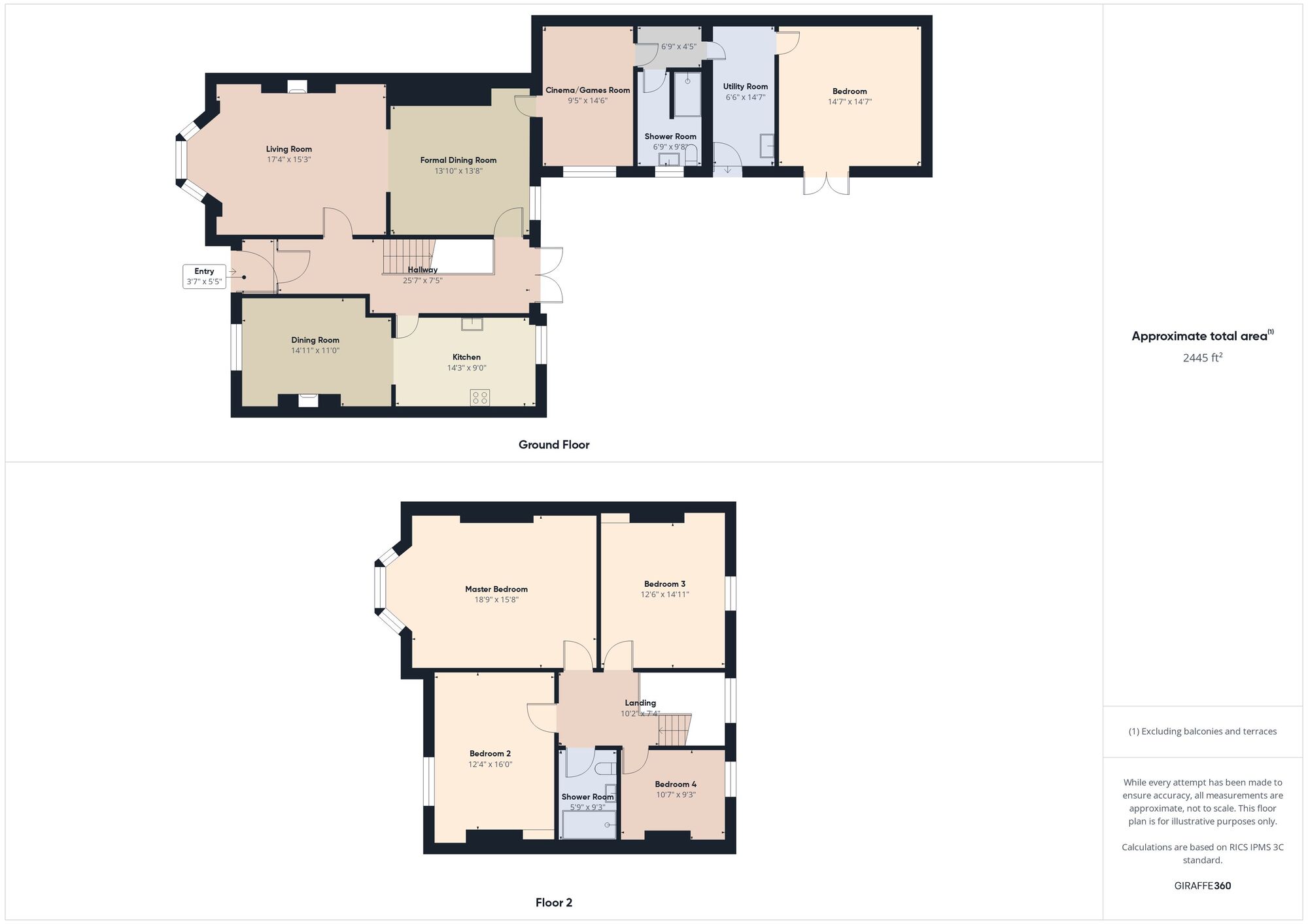 Floorplan of 5 bedroom Semi Detached House for sale, Victoria Road West, Hebburn, Tyne and Wear, NE31