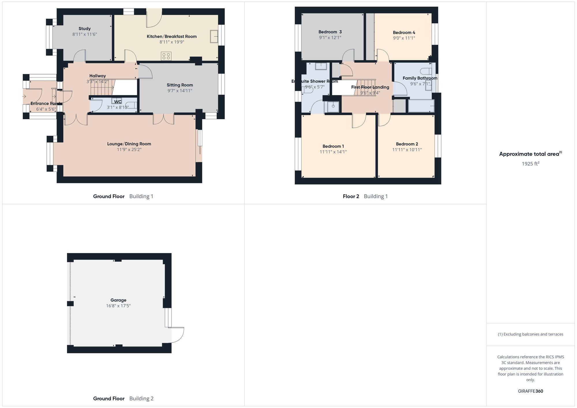 Floorplan of 4 bedroom Detached House for sale, High Back Close, Jarrow, Tyne and Wear, NE32