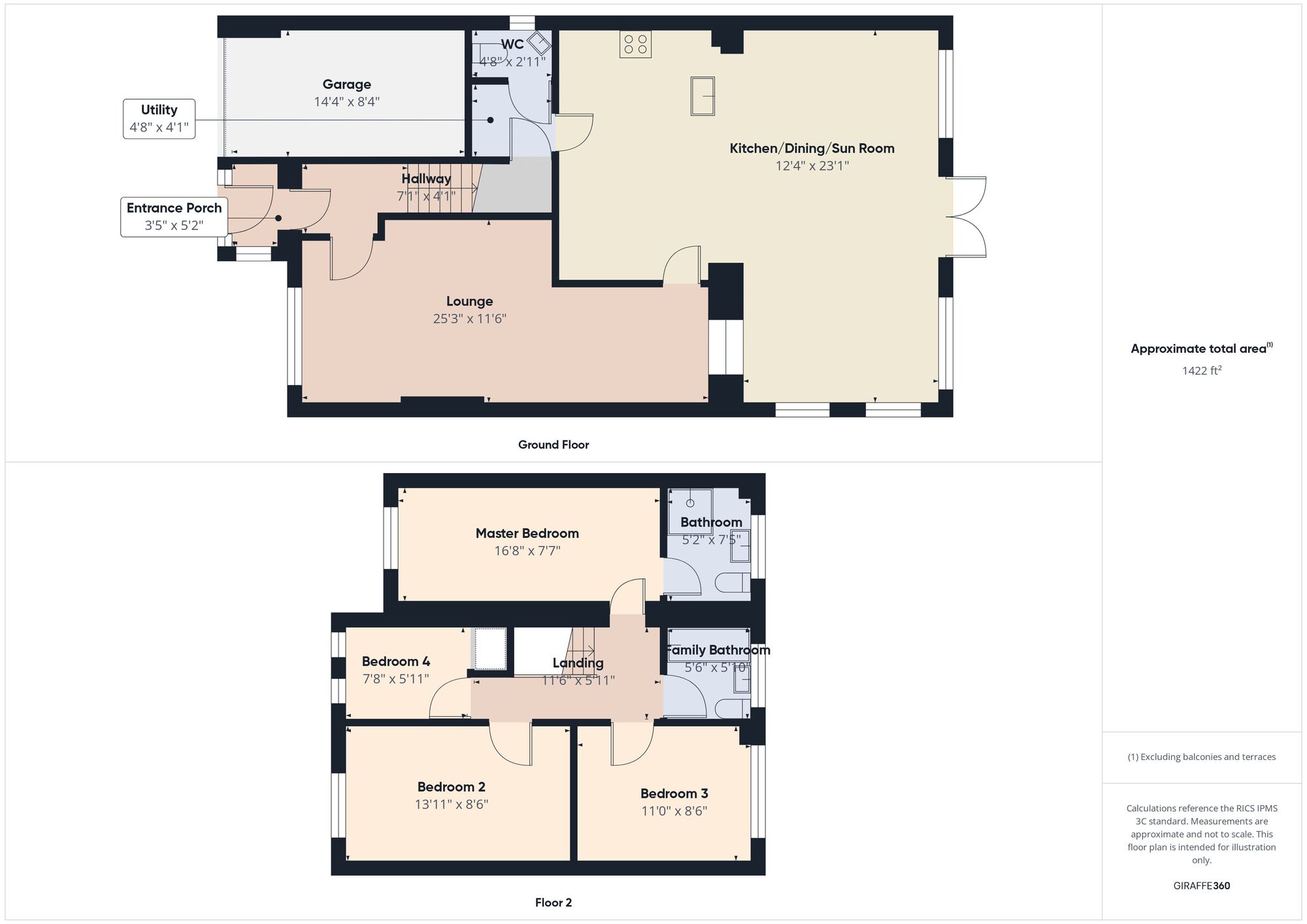 Floorplan of 4 bedroom Detached House for sale, Woodvale Drive, Hebburn, Tyne and Wear, NE31