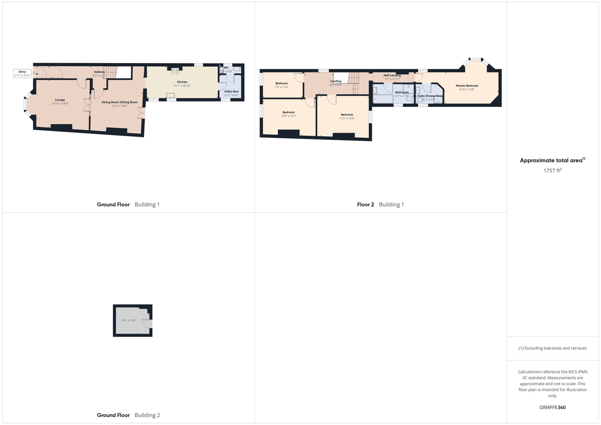 Floorplan of 4 bedroom End Terrace House for sale, Croxdale Terrace, Pelaw, Tyne and Wear, NE10