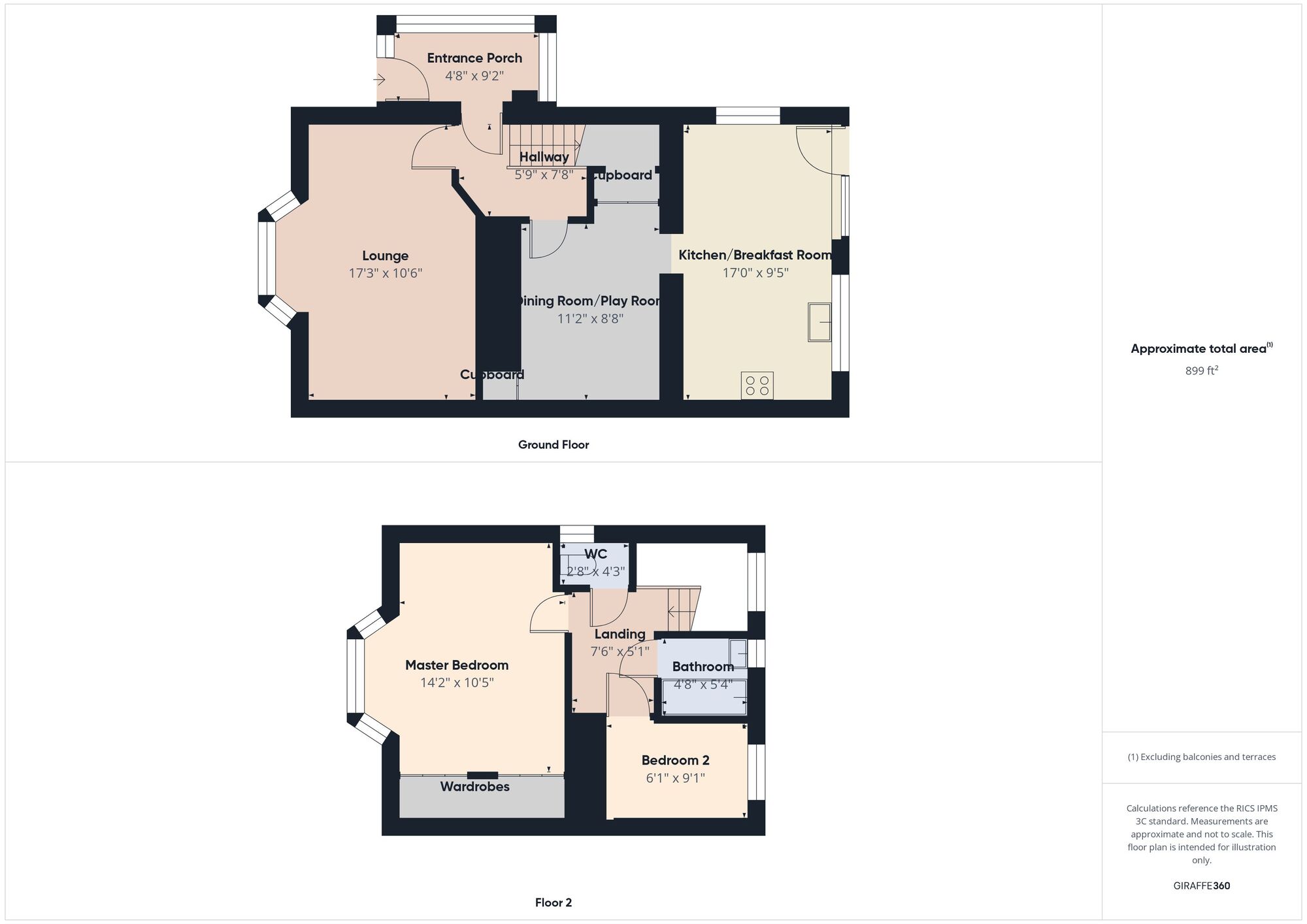 Floorplan of 2 bedroom Semi Detached House for sale, Hartleyburn Avenue, Hebburn, Tyne and Wear, NE31