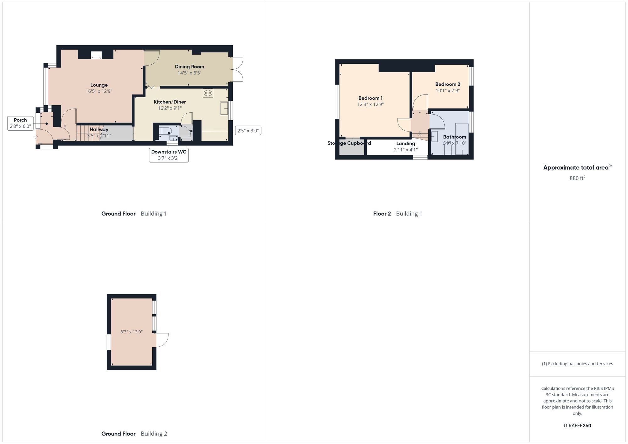 Floorplan of 2 bedroom Semi Detached House for sale, Lambley Crescent, Hebburn, Tyne and Wear, NE31