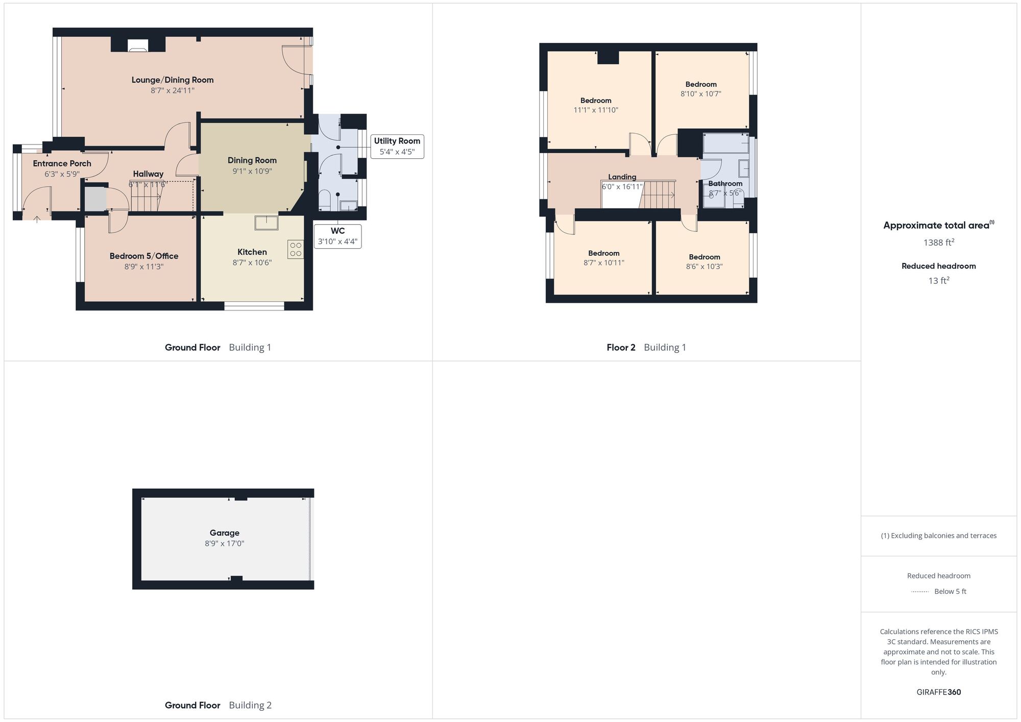 Floorplan of 4 bedroom Semi Detached House for sale, Hereford Way, Fellgate, Tyne and Wear, NE32