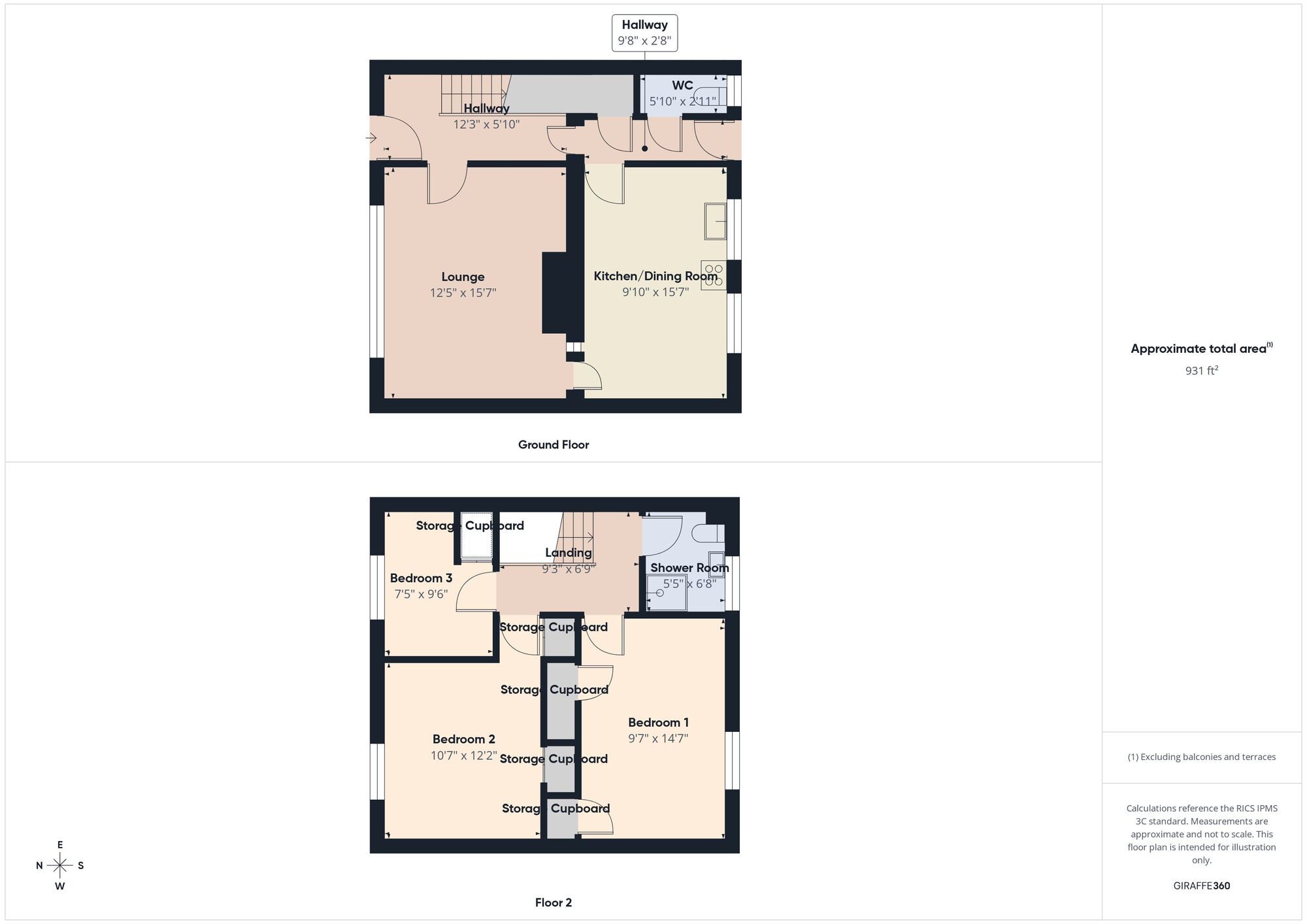 Floorplan of 3 bedroom End Terrace House for sale, Scarborough Parade, Tyne and Wear, NE31