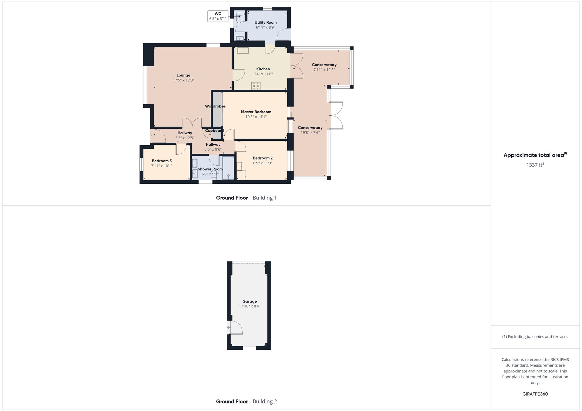 Floorplan of 3 bedroom Detached Bungalow for sale, Bede Burn View, Jarrow, Tyne and Wear, NE32