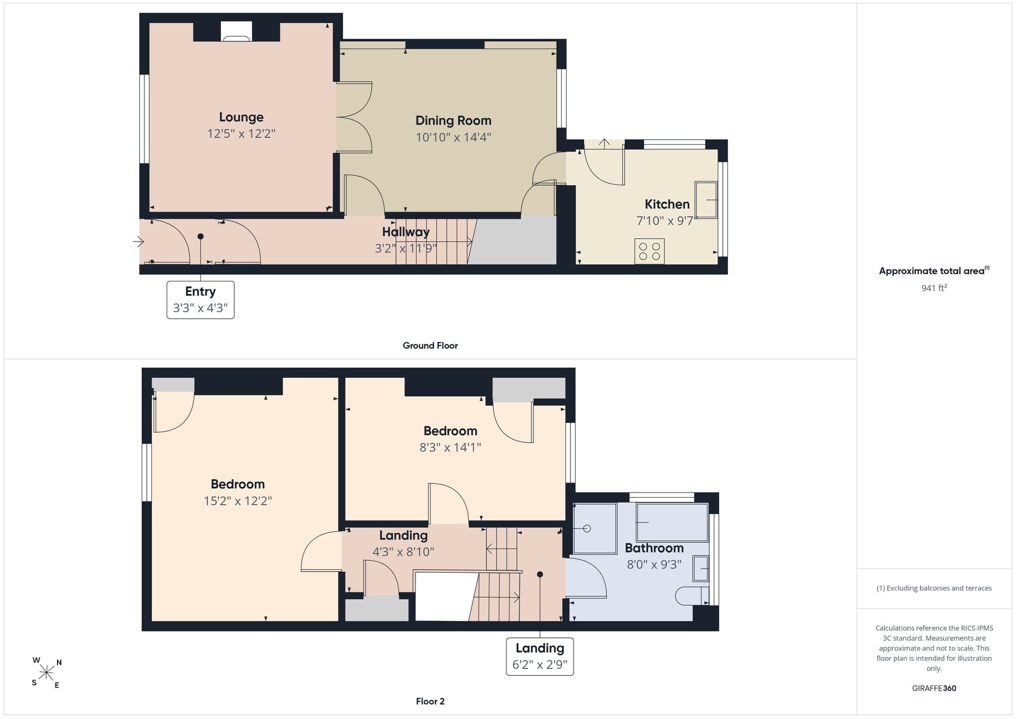 Floorplan of 2 bedroom Mid Terrace House for sale, Buchanan Street, Tyne and Wear, NE31